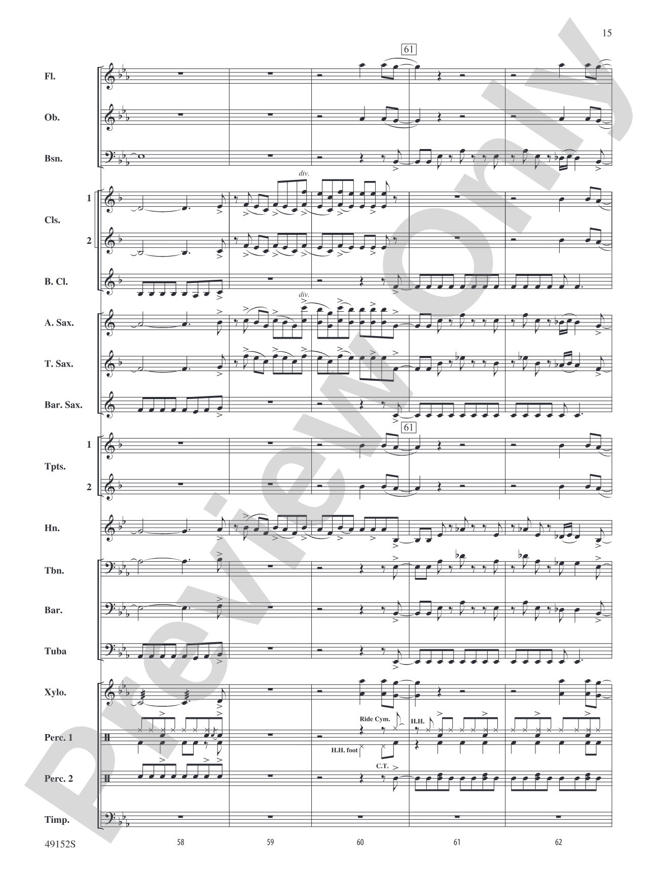Van Halen Hits: Concert Band Conductor Score & Parts