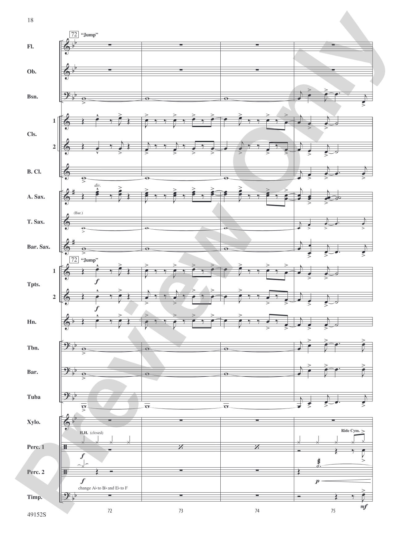 Van Halen Hits: Concert Band Conductor Score & Parts