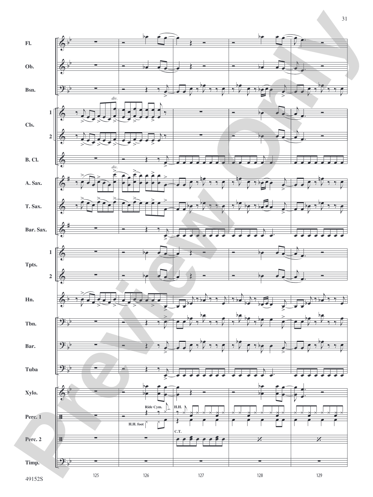 Van Halen Hits: Concert Band Conductor Score & Parts