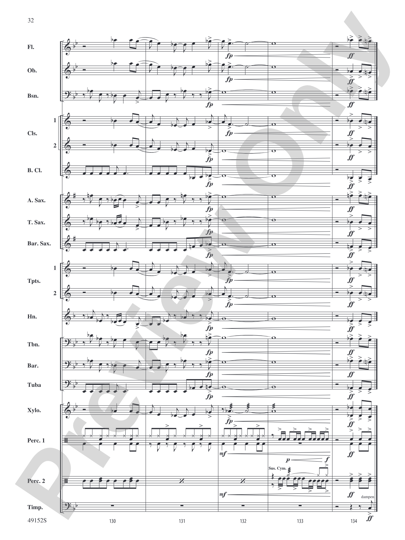 Van Halen Hits: Concert Band Conductor Score & Parts