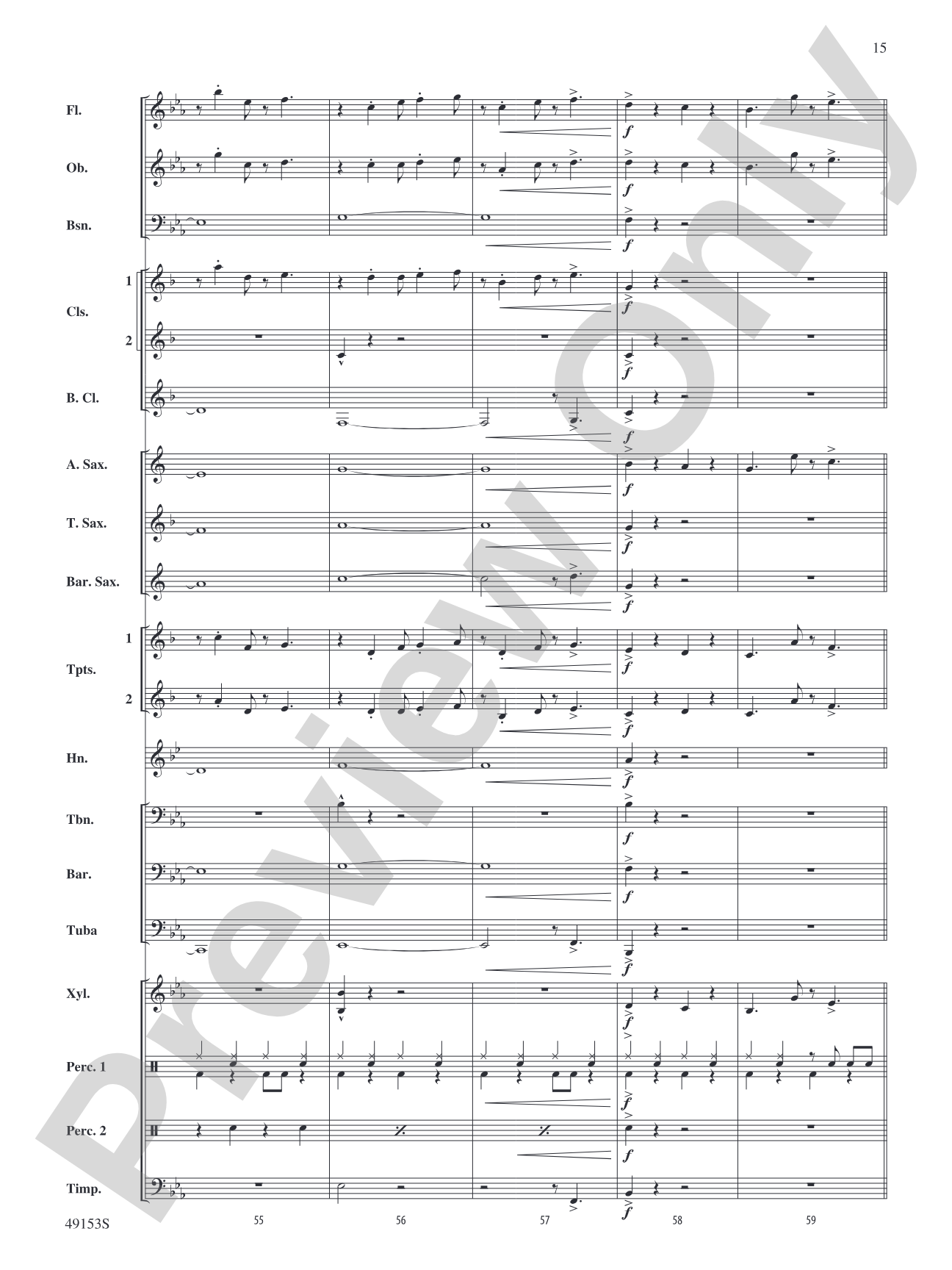 Blinding Lights: Concert Band Conductor Score & Parts