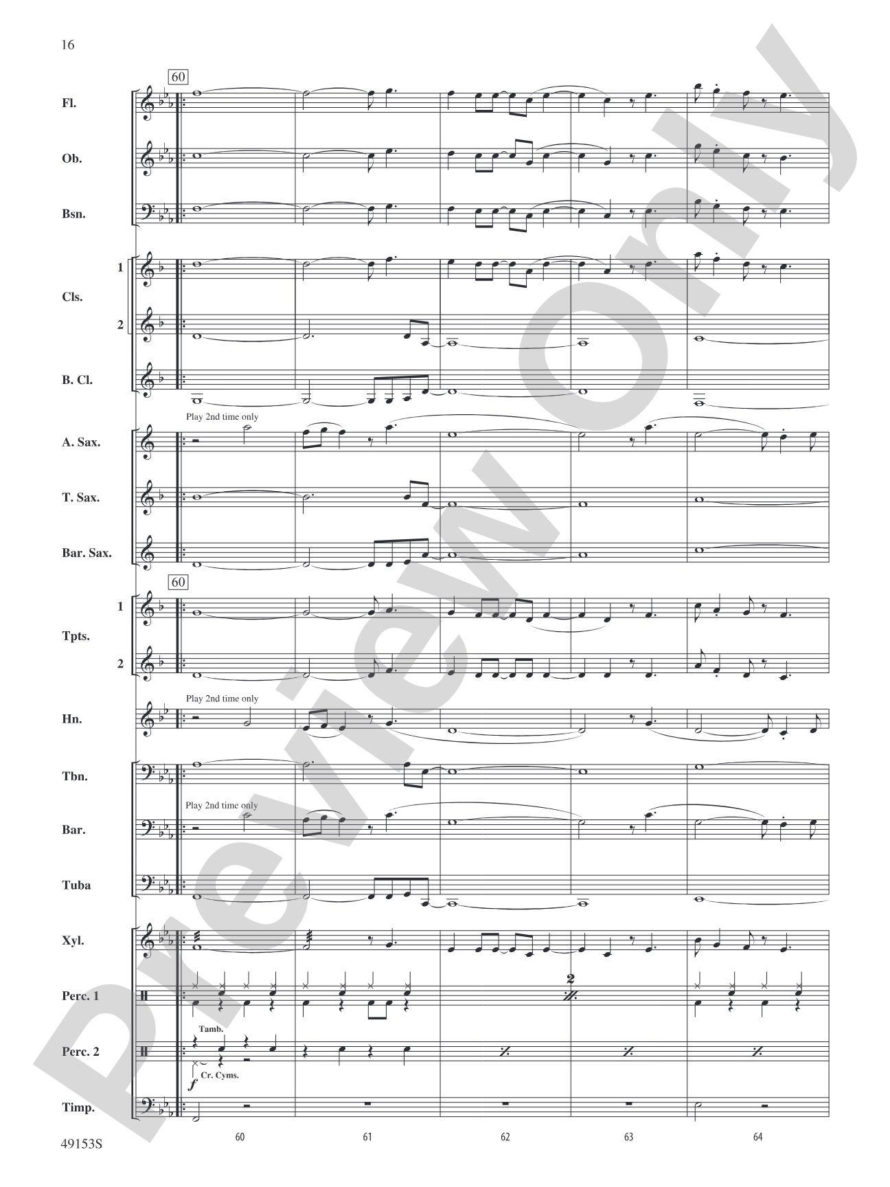 Blinding Lights: Concert Band Conductor Score & Parts