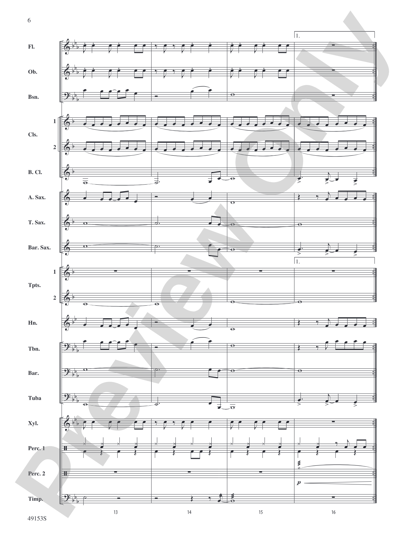 Blinding Lights: Concert Band Conductor Score & Parts