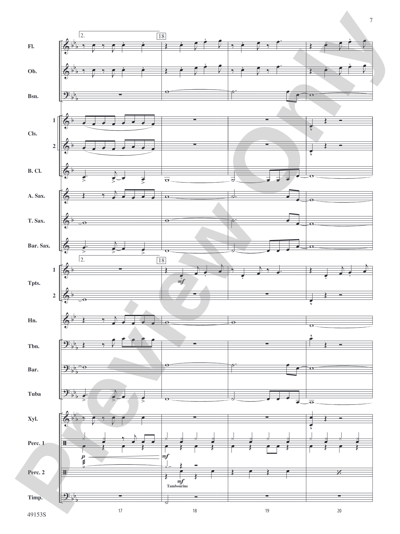 Blinding Lights: Concert Band Conductor Score & Parts