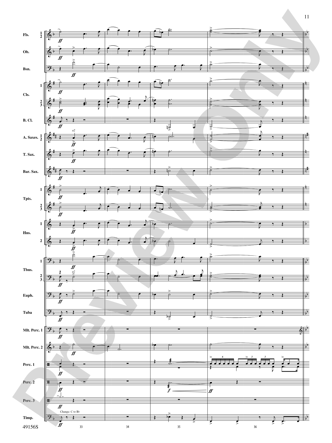 Fanfare Nobilise: Concert Band Conductor Score & Parts