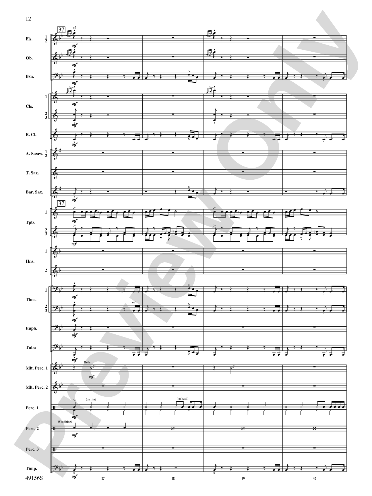 Fanfare Nobilise: Concert Band Conductor Score & Parts