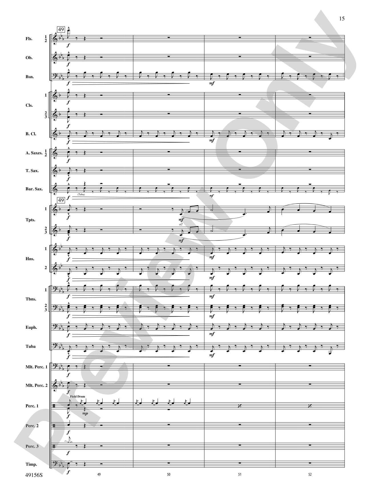 Fanfare Nobilise: Concert Band Conductor Score & Parts