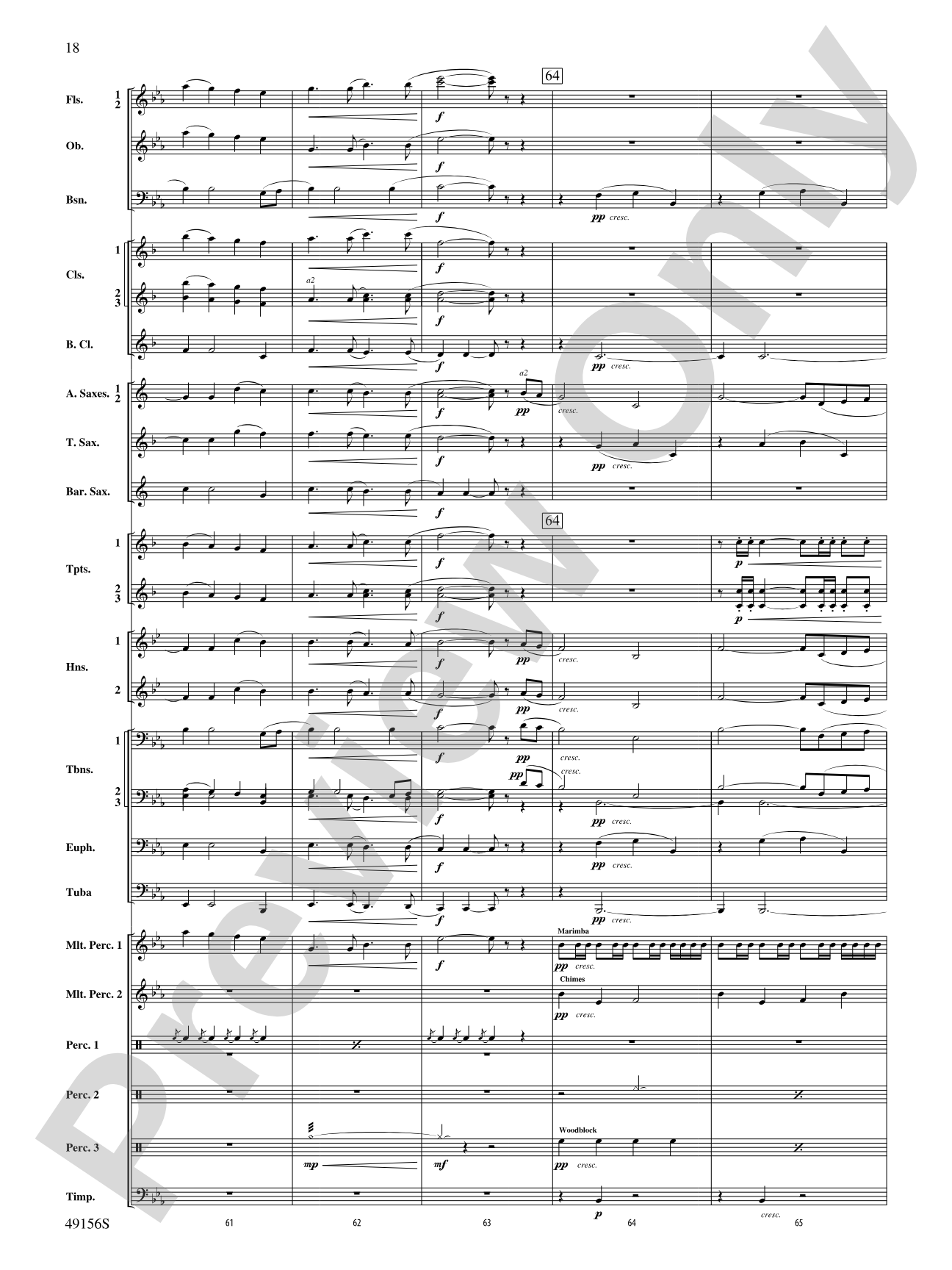 Fanfare Nobilise: Concert Band Conductor Score & Parts