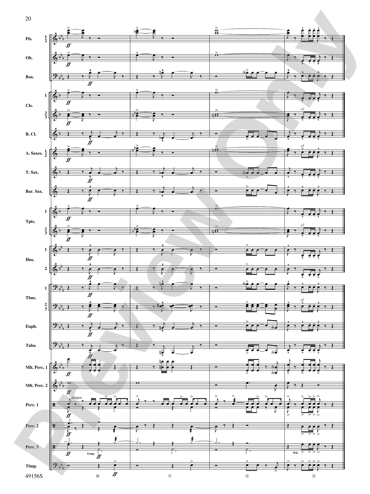 Fanfare Nobilise: Concert Band Conductor Score & Parts
