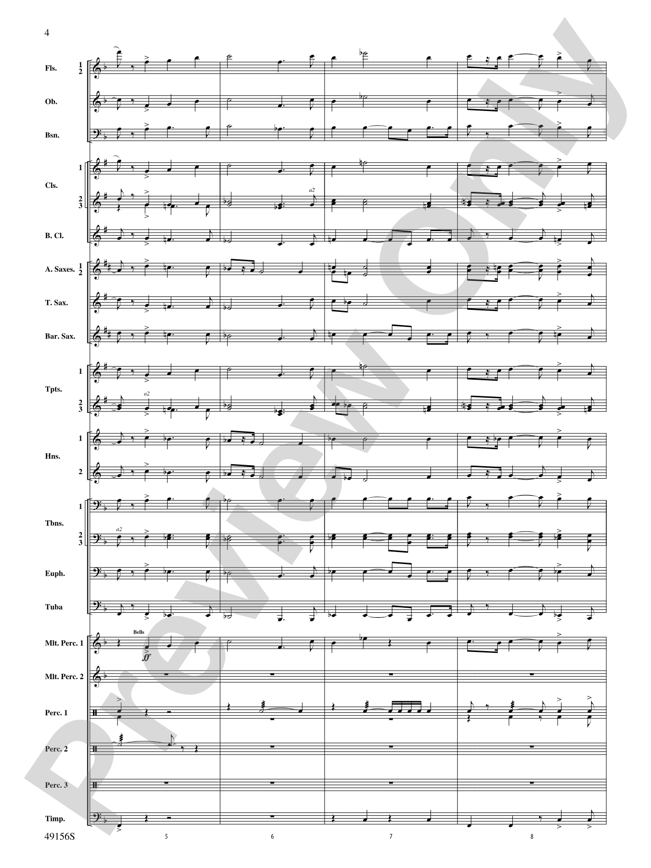 Fanfare Nobilise: Concert Band Conductor Score & Parts