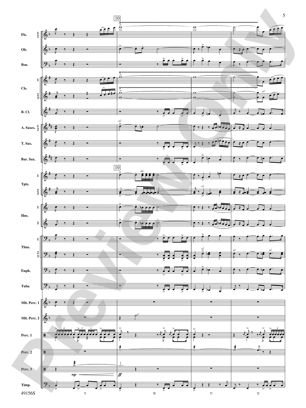 Fanfare Nobilise: Concert Band Conductor Score & Parts