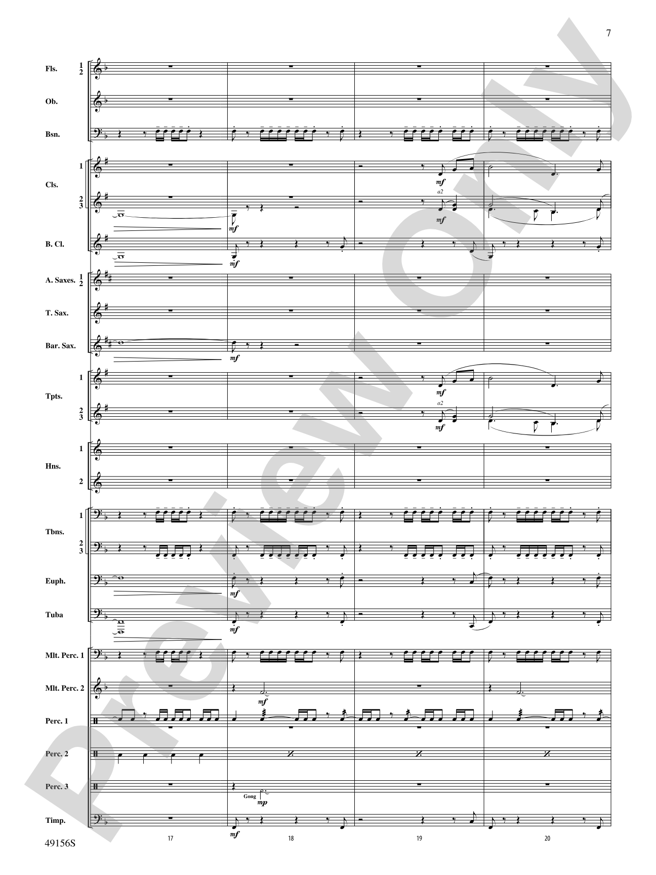 Fanfare Nobilise: Concert Band Conductor Score & Parts