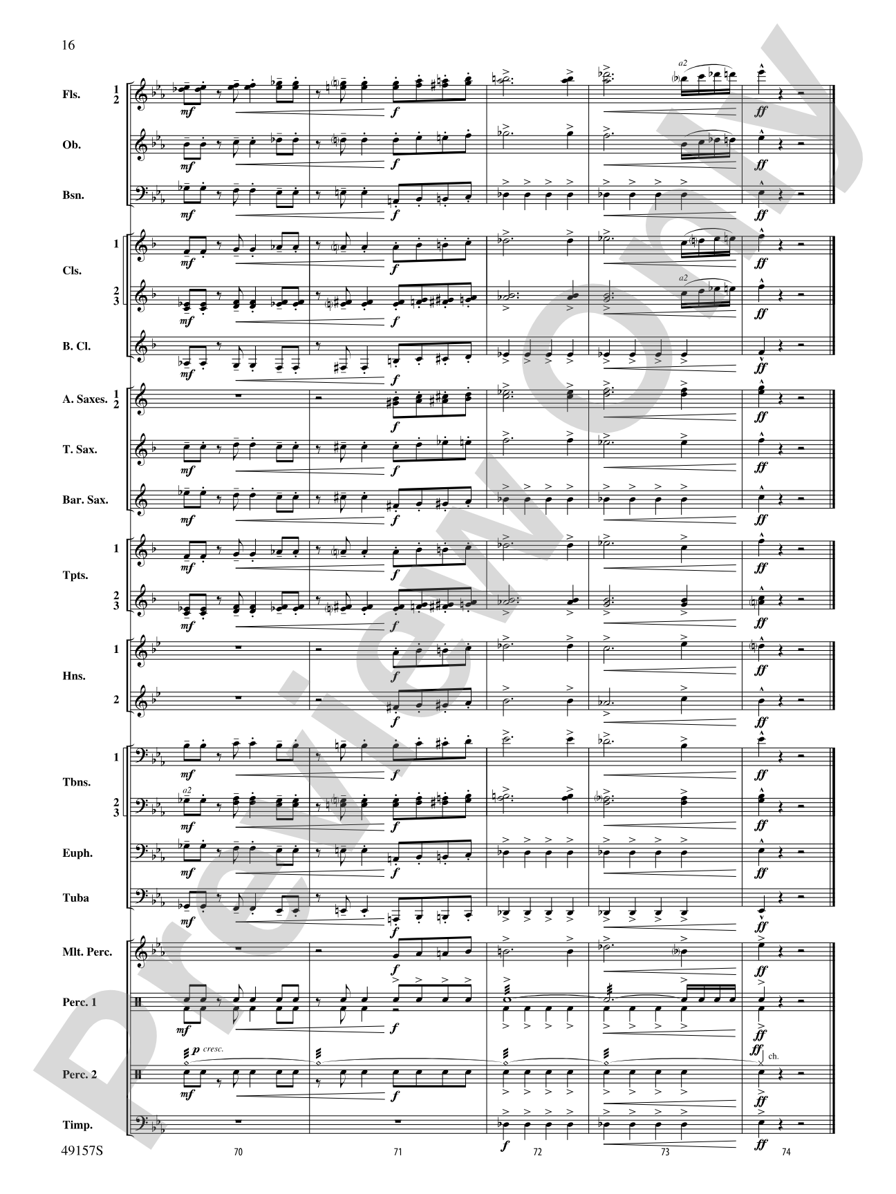 Speedball: Concert Band Conductor Score & Parts