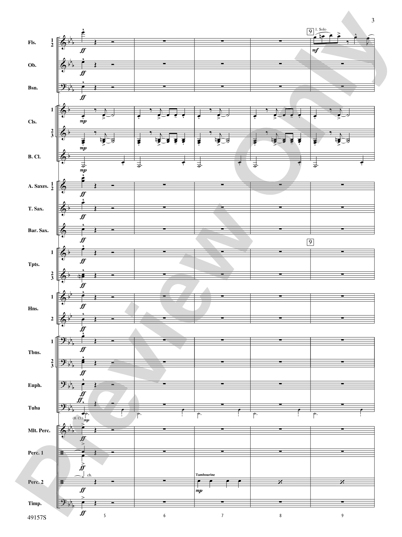 Speedball: Concert Band Conductor Score & Parts