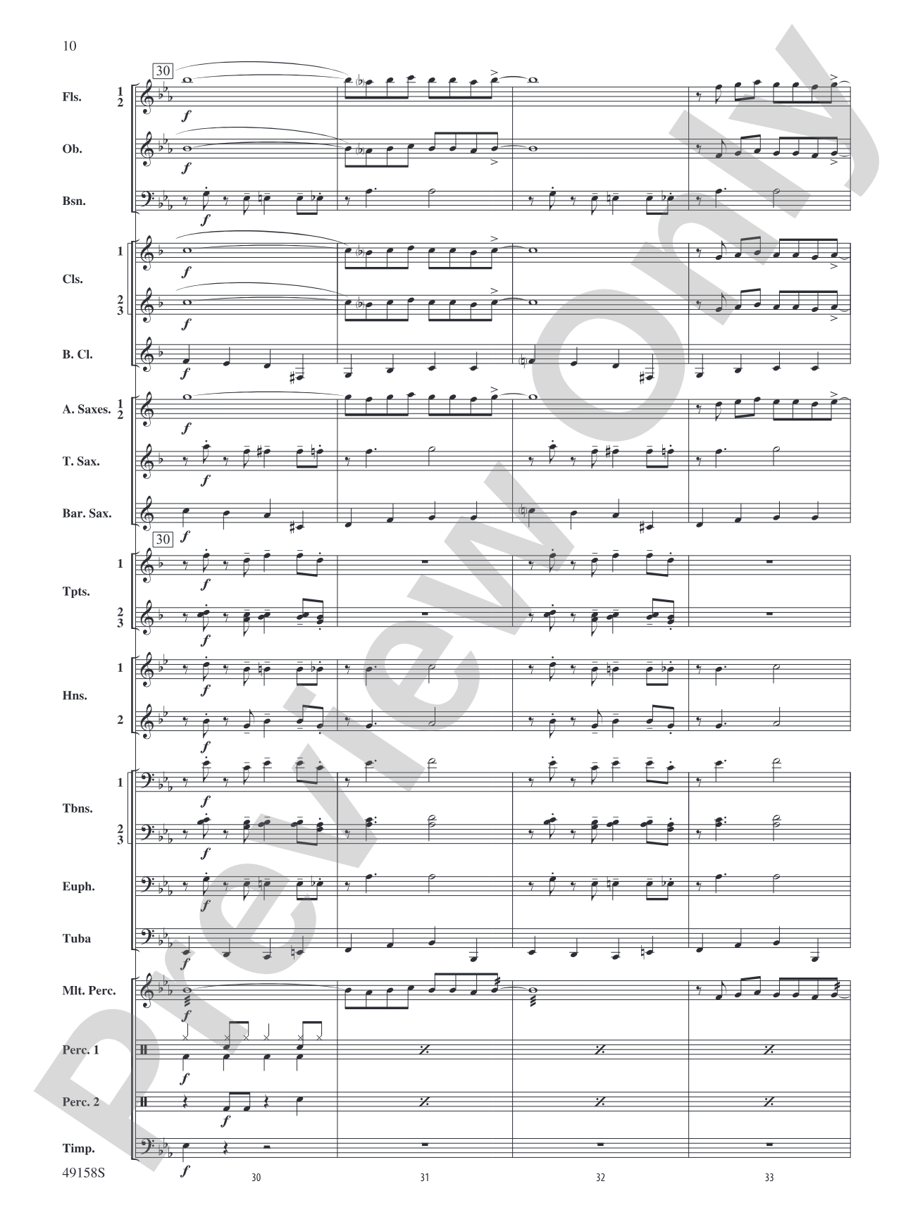 Swingin' on the Moon: Concert Band Conductor Score & Parts