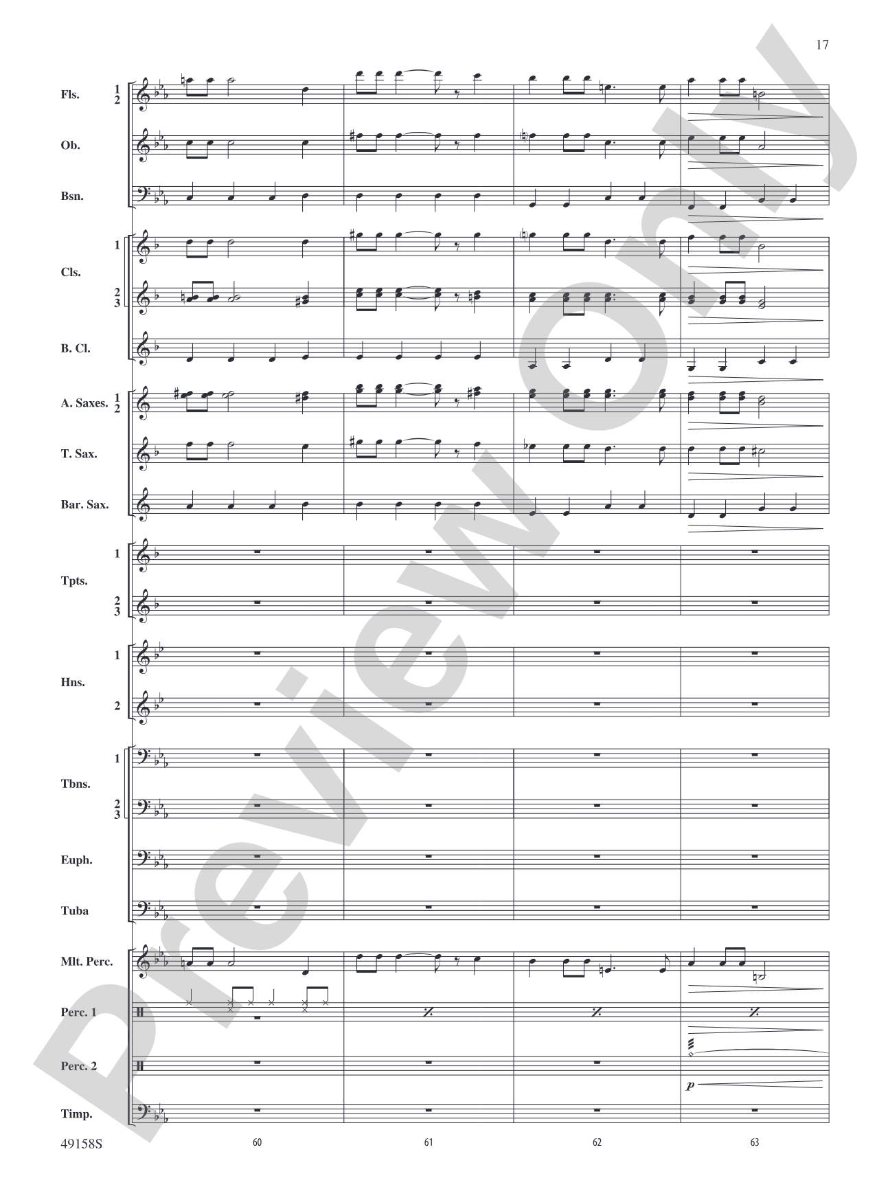 Swingin' on the Moon: Concert Band Conductor Score & Parts