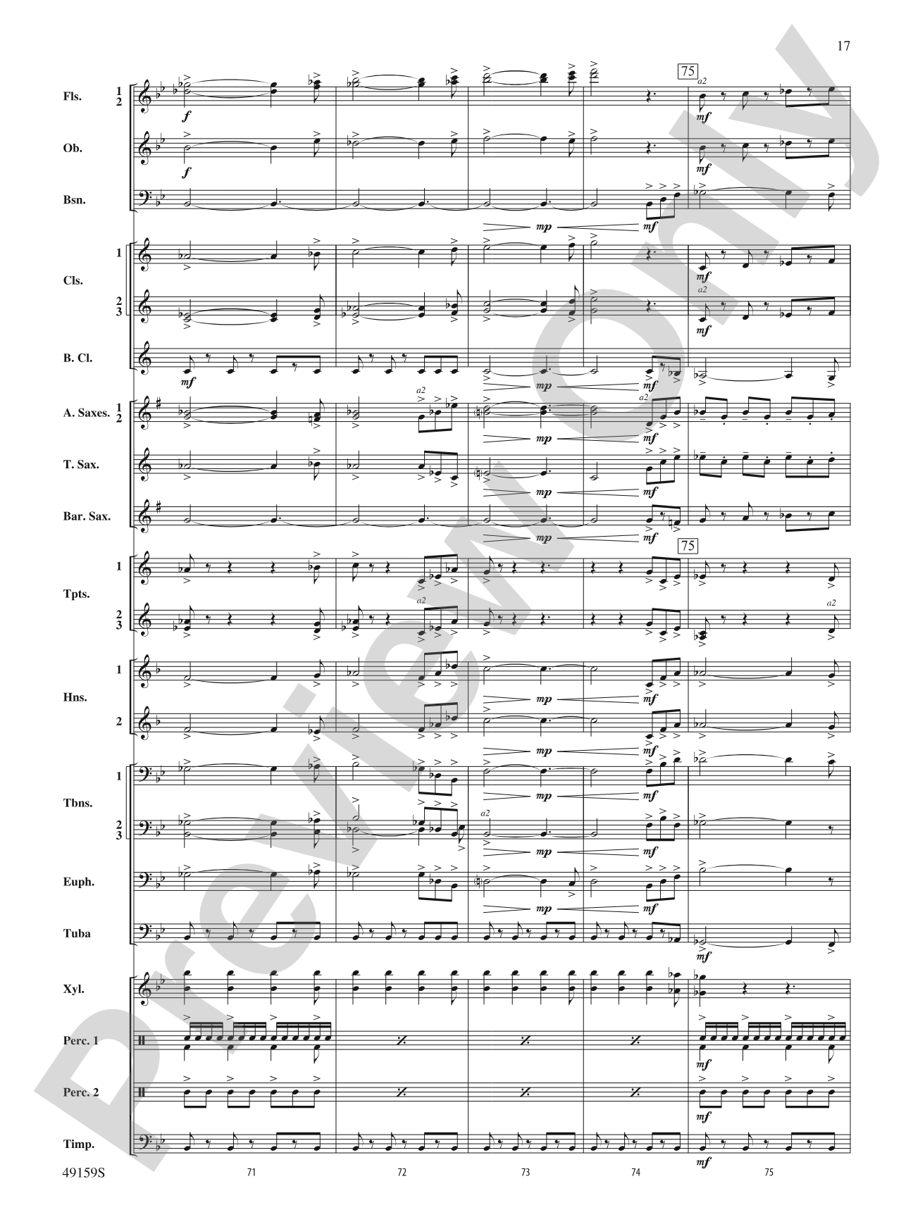 Themyscira: Concert Band Conductor Score & Parts