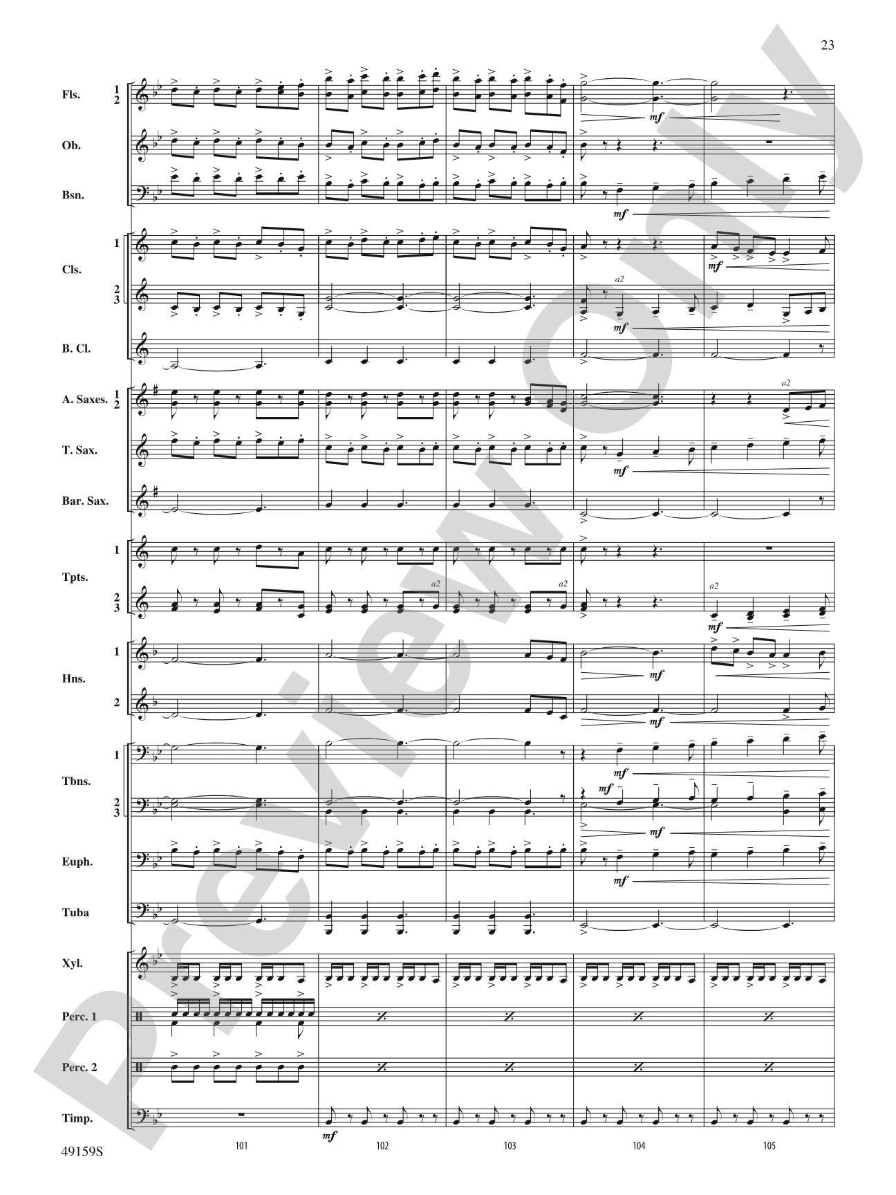 Themyscira: Concert Band Conductor Score & Parts