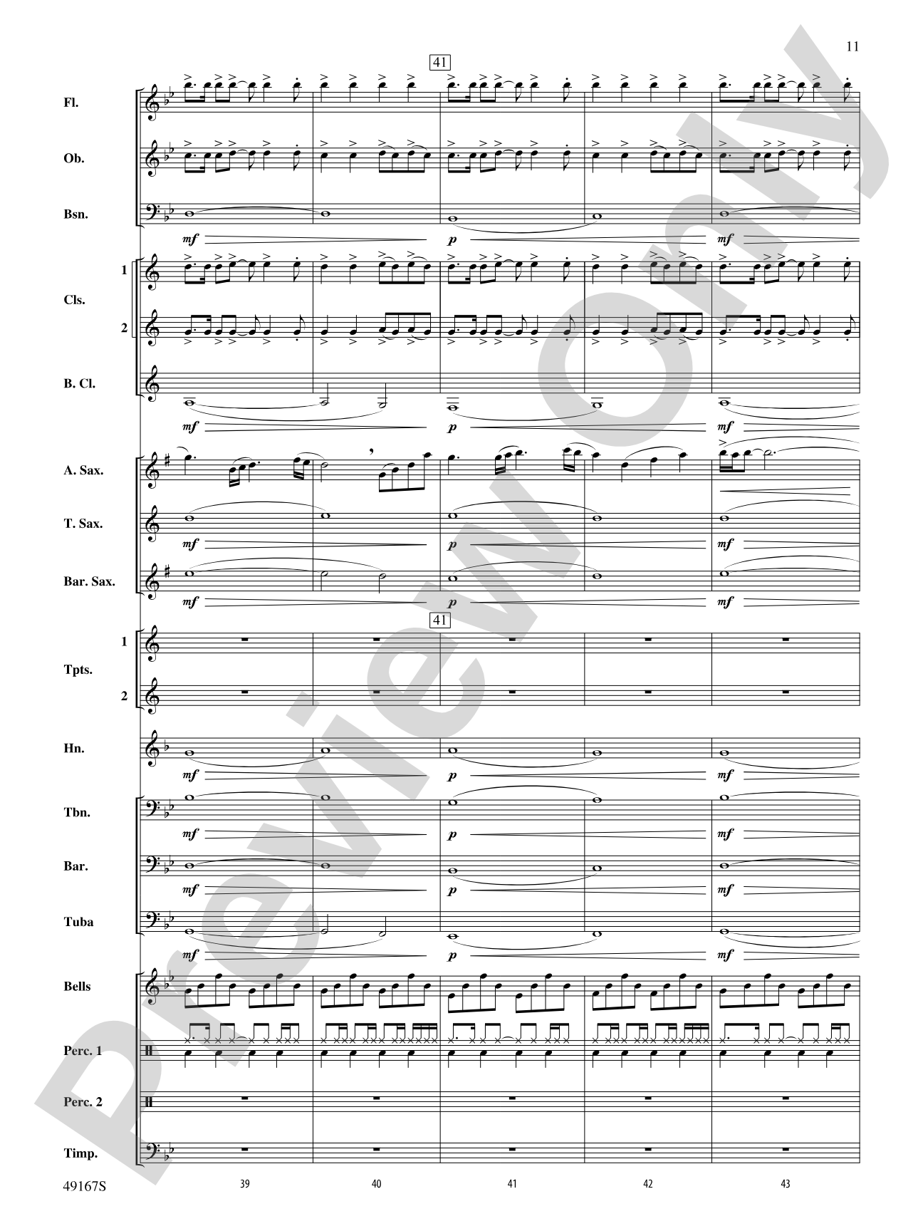 Fanfare 1127: Concert Band Conductor Score & Parts