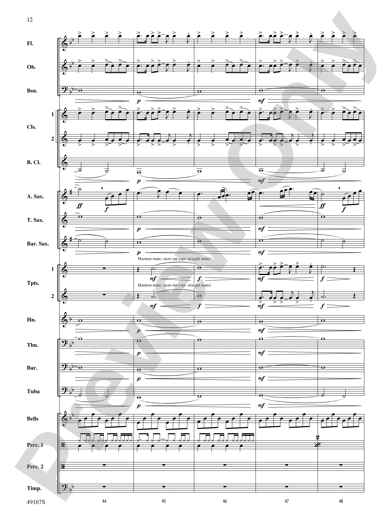 Fanfare 1127: Concert Band Conductor Score & Parts