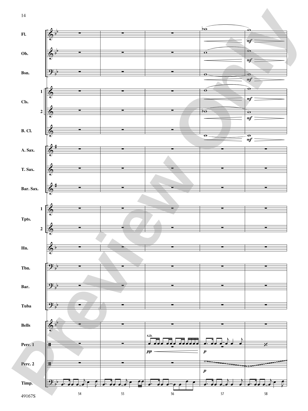 Fanfare 1127: Concert Band Conductor Score & Parts