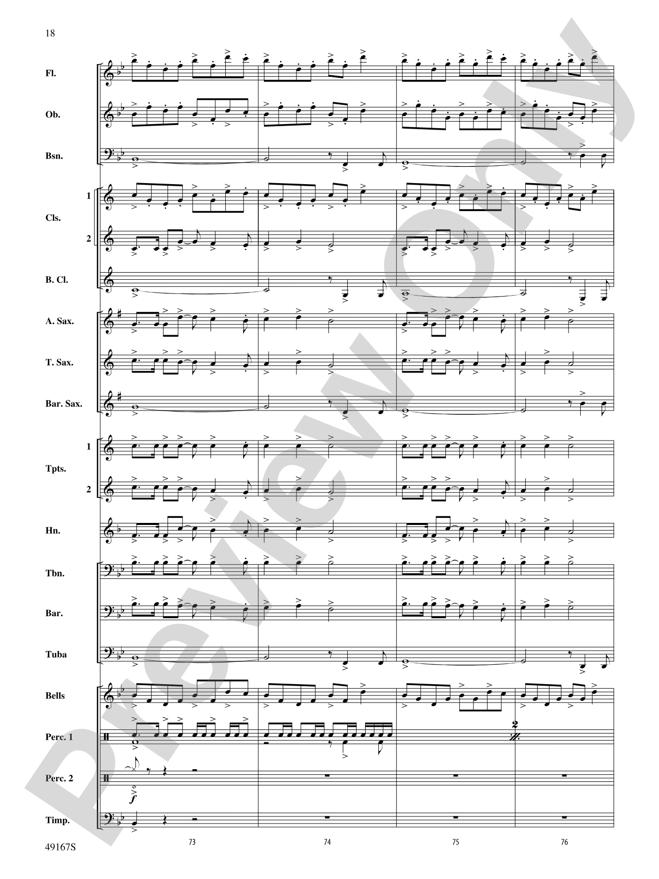 Fanfare 1127: Concert Band Conductor Score & Parts