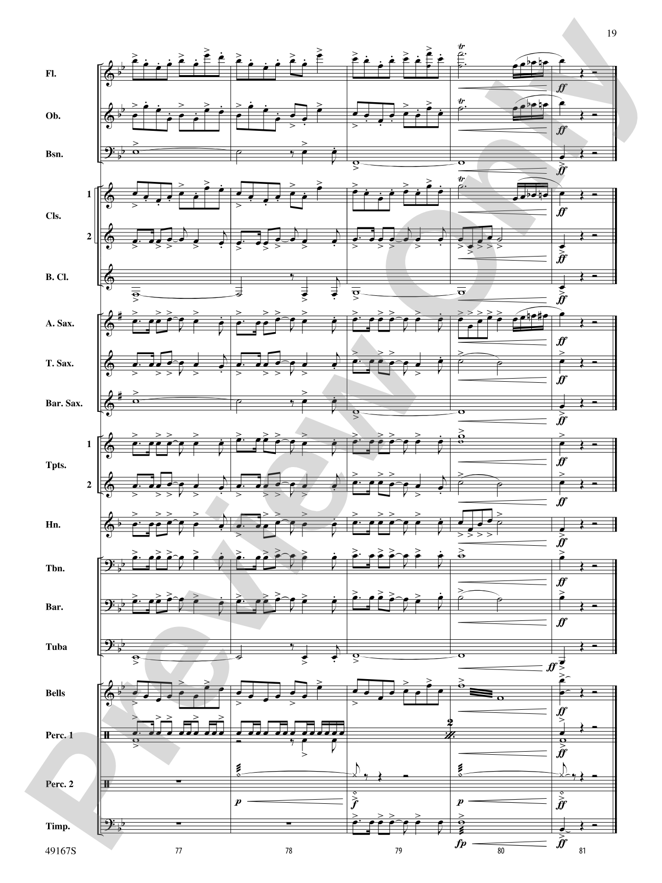 Fanfare 1127: Concert Band Conductor Score & Parts