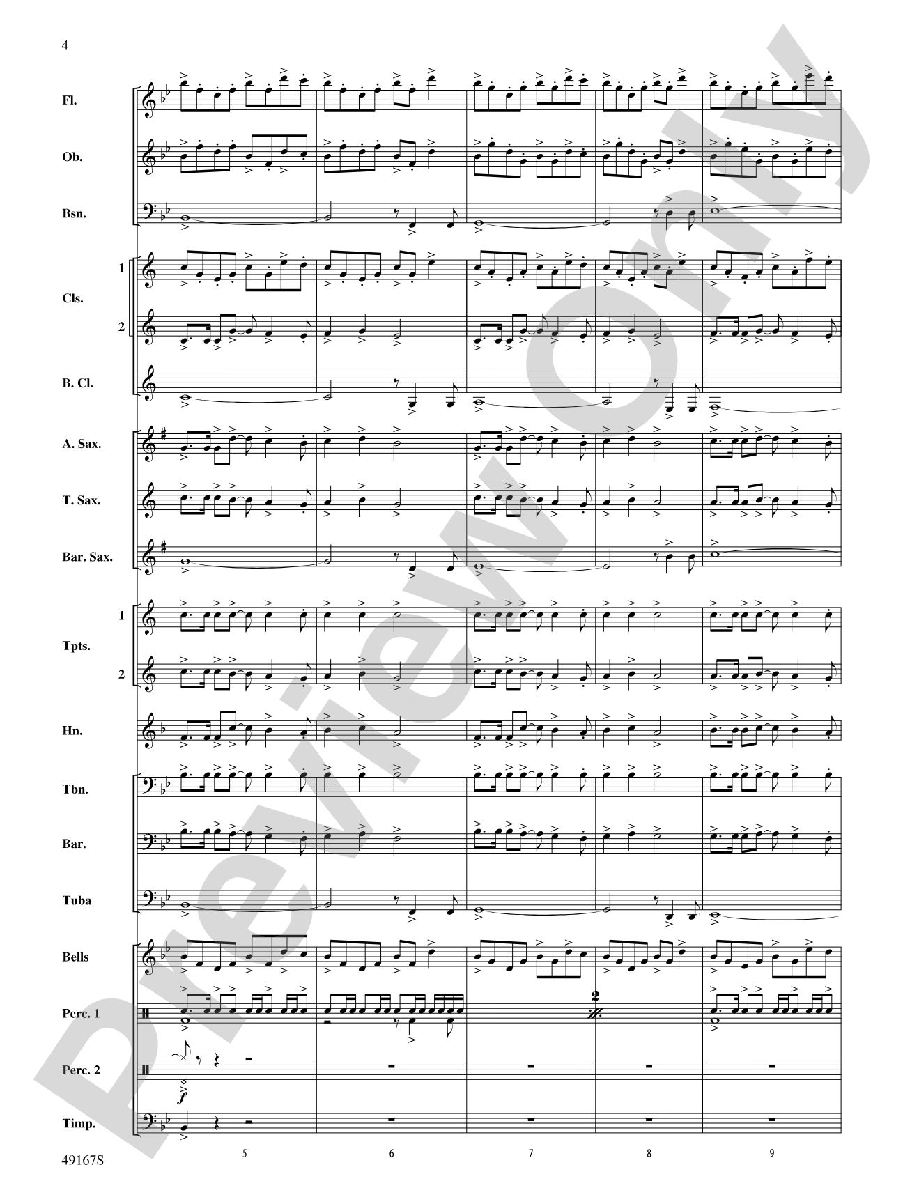 Fanfare 1127: Concert Band Conductor Score & Parts