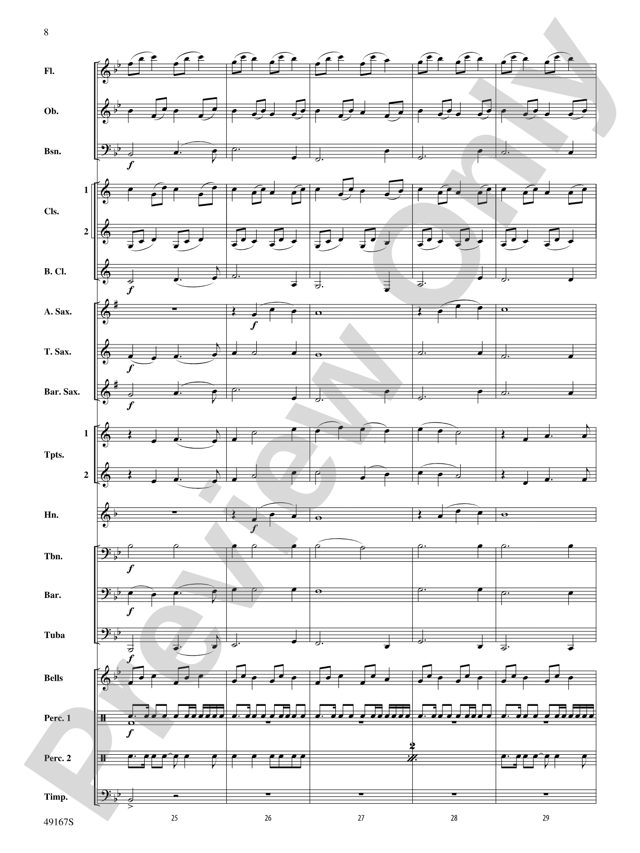 Fanfare 1127: Concert Band Conductor Score & Parts