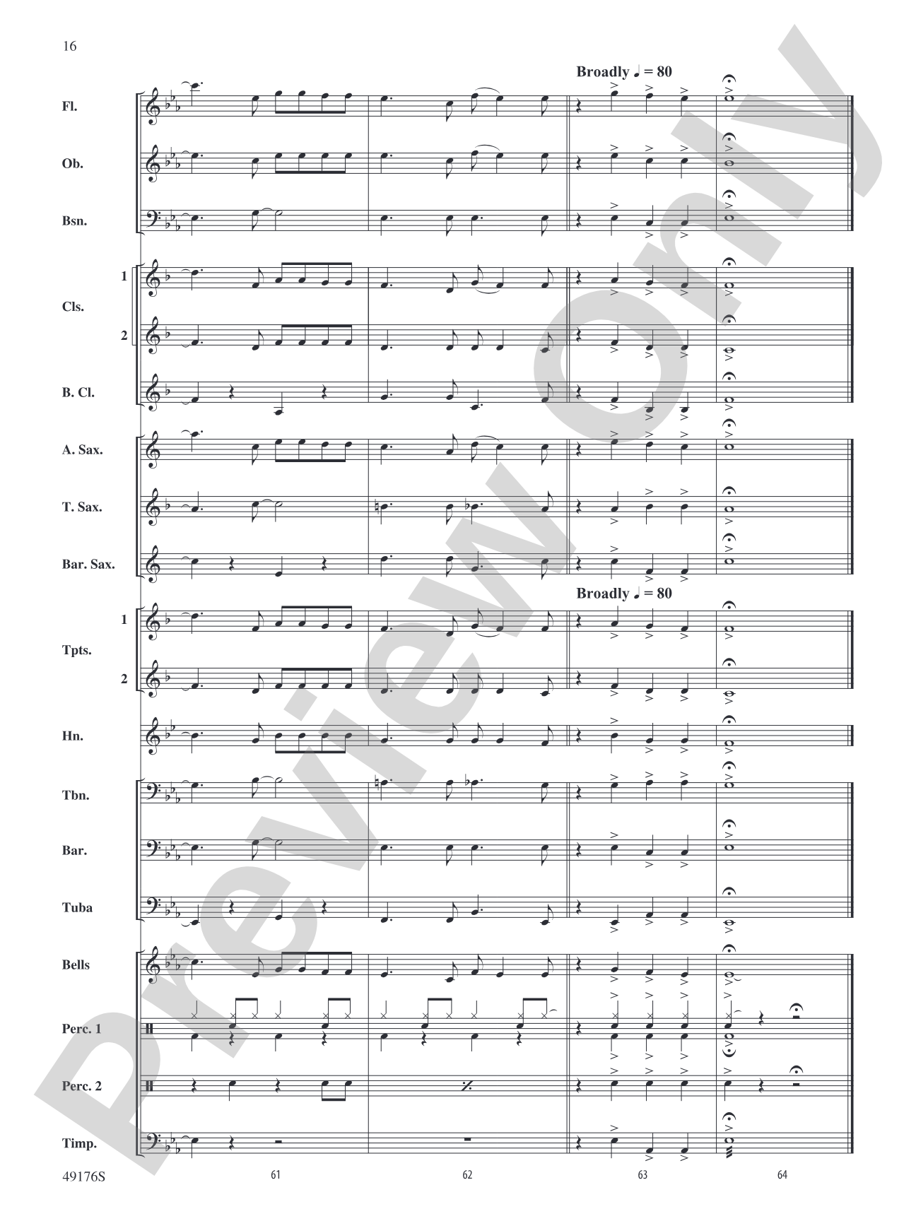 It's All Right: Concert Band Conductor Score & Parts