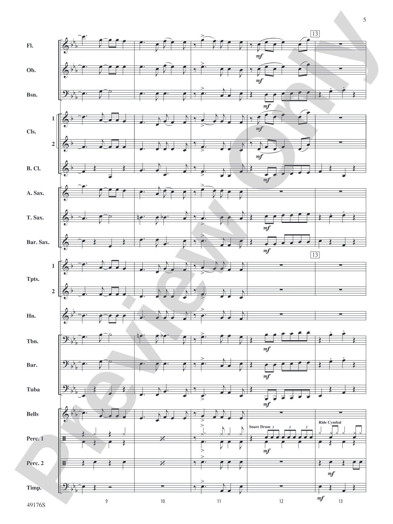 It's All Right: Concert Band Conductor Score & Parts