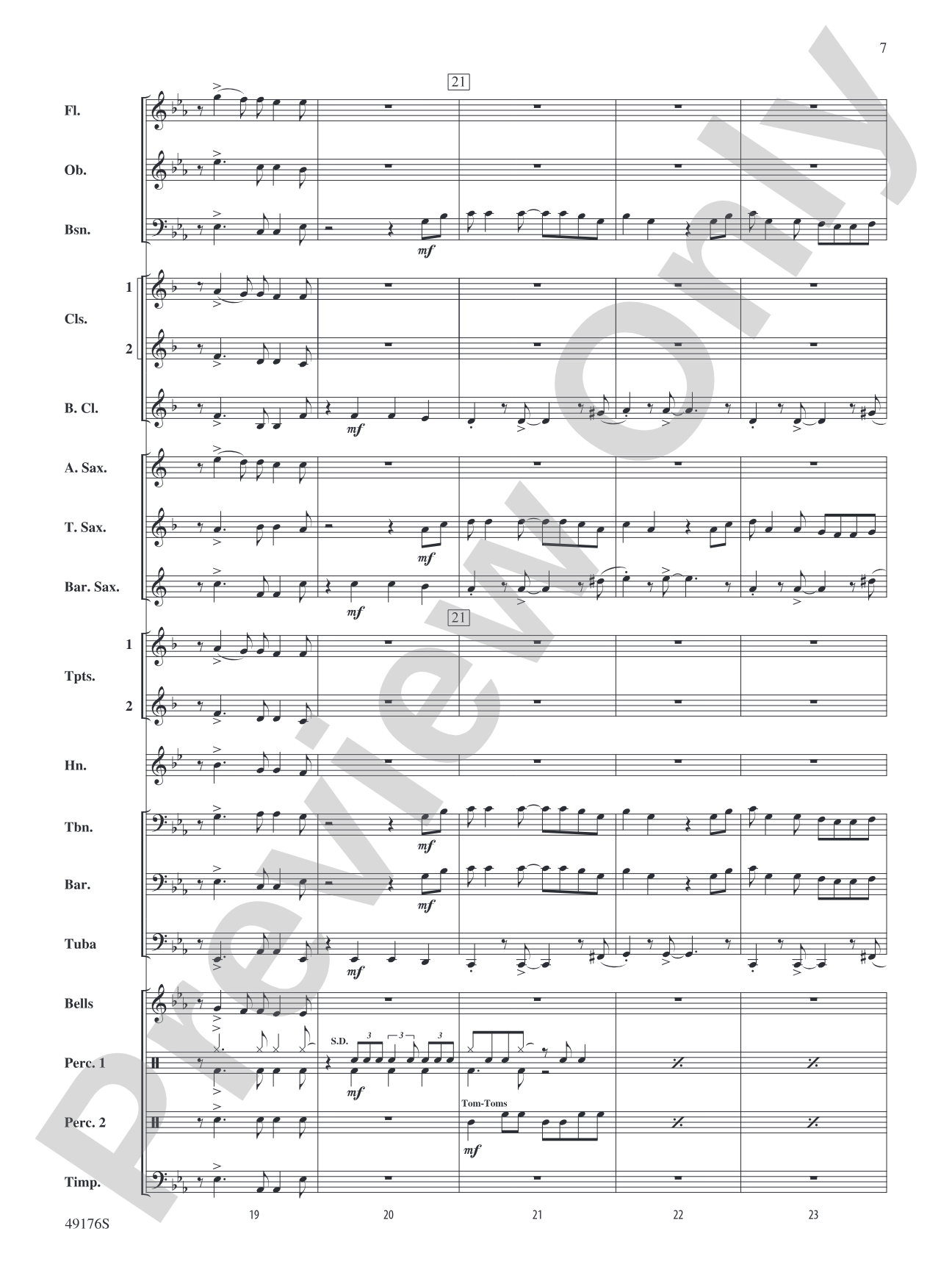 It's All Right: Concert Band Conductor Score & Parts