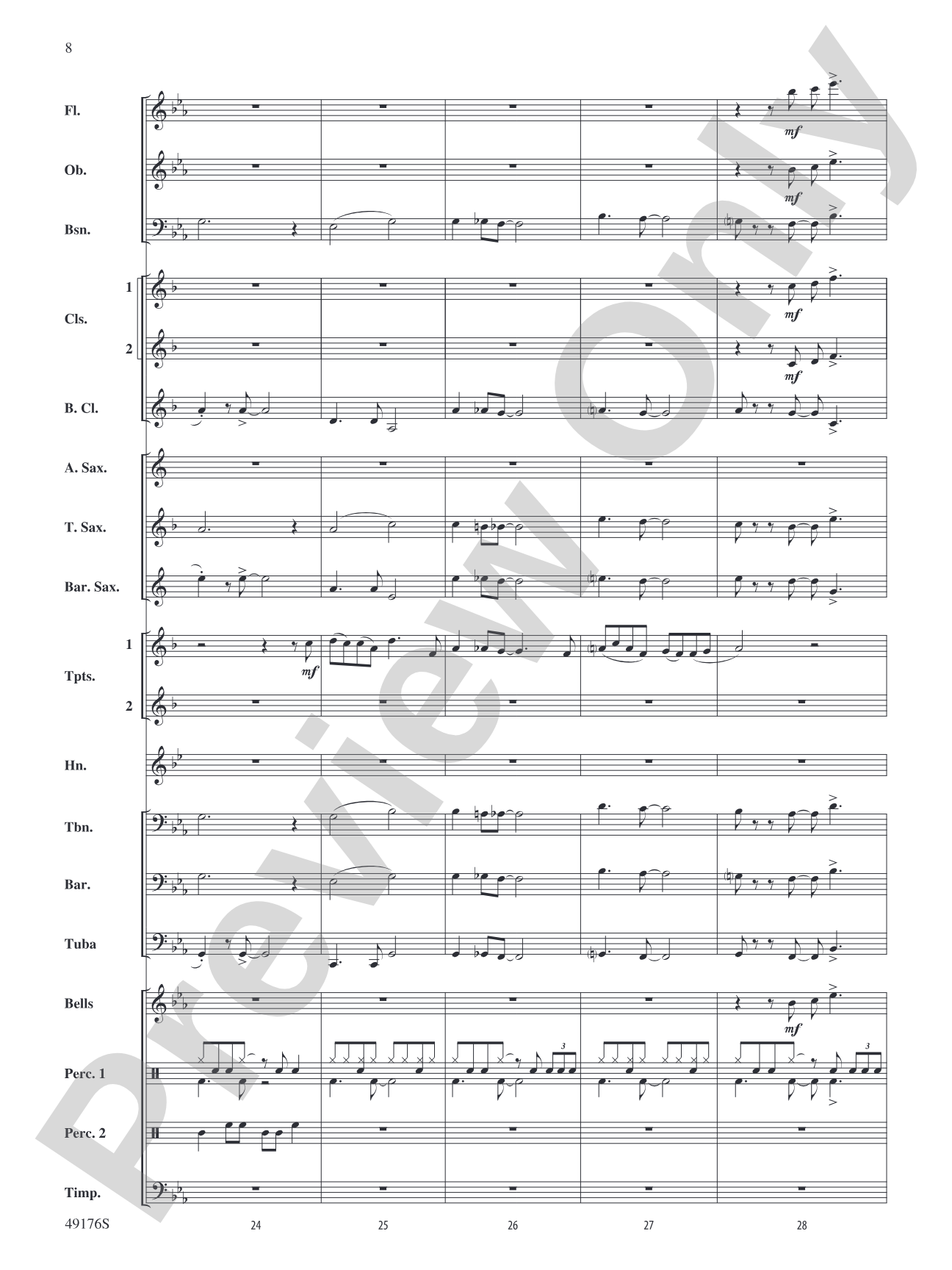 It's All Right: Concert Band Conductor Score & Parts