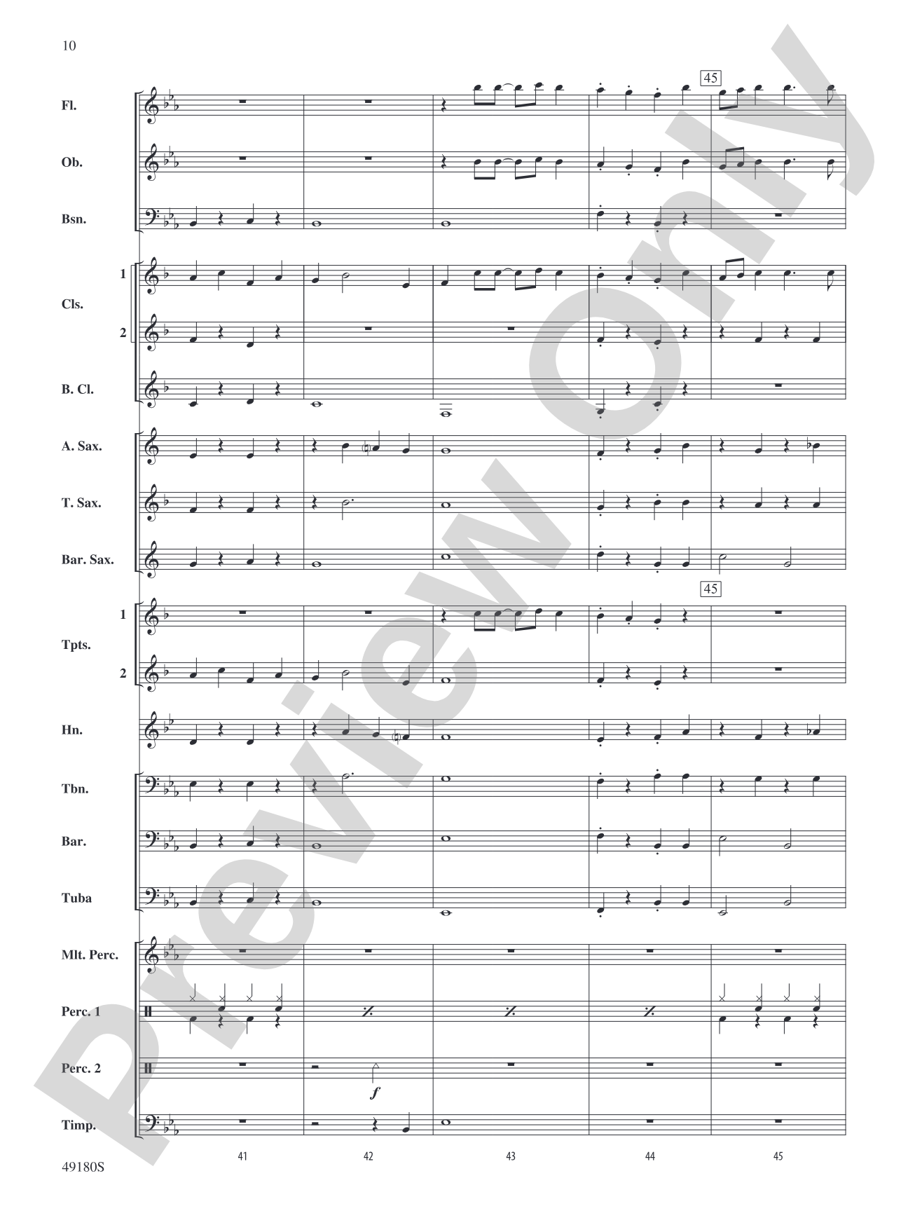 Santa in the Mix: Concert Band Conductor Score & Parts
