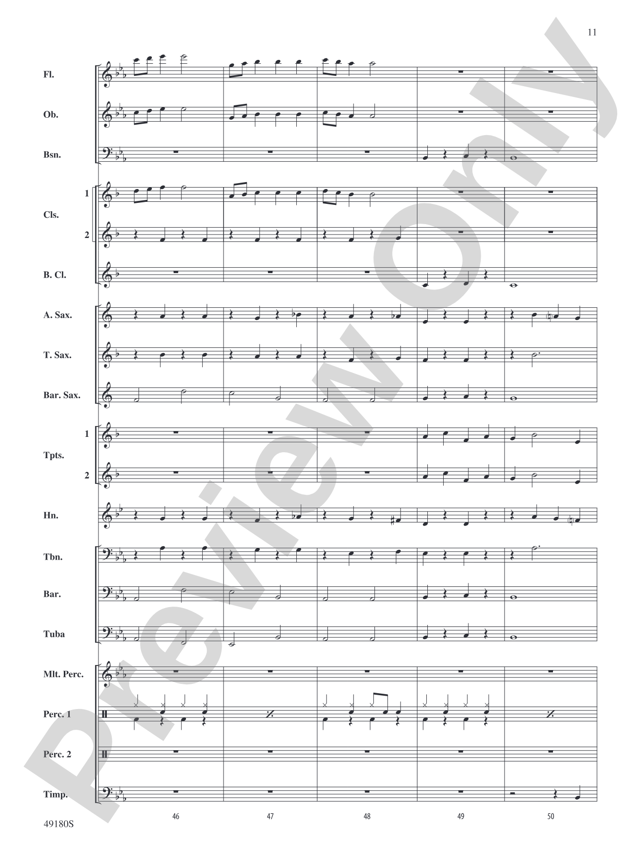 Santa in the Mix: Concert Band Conductor Score & Parts