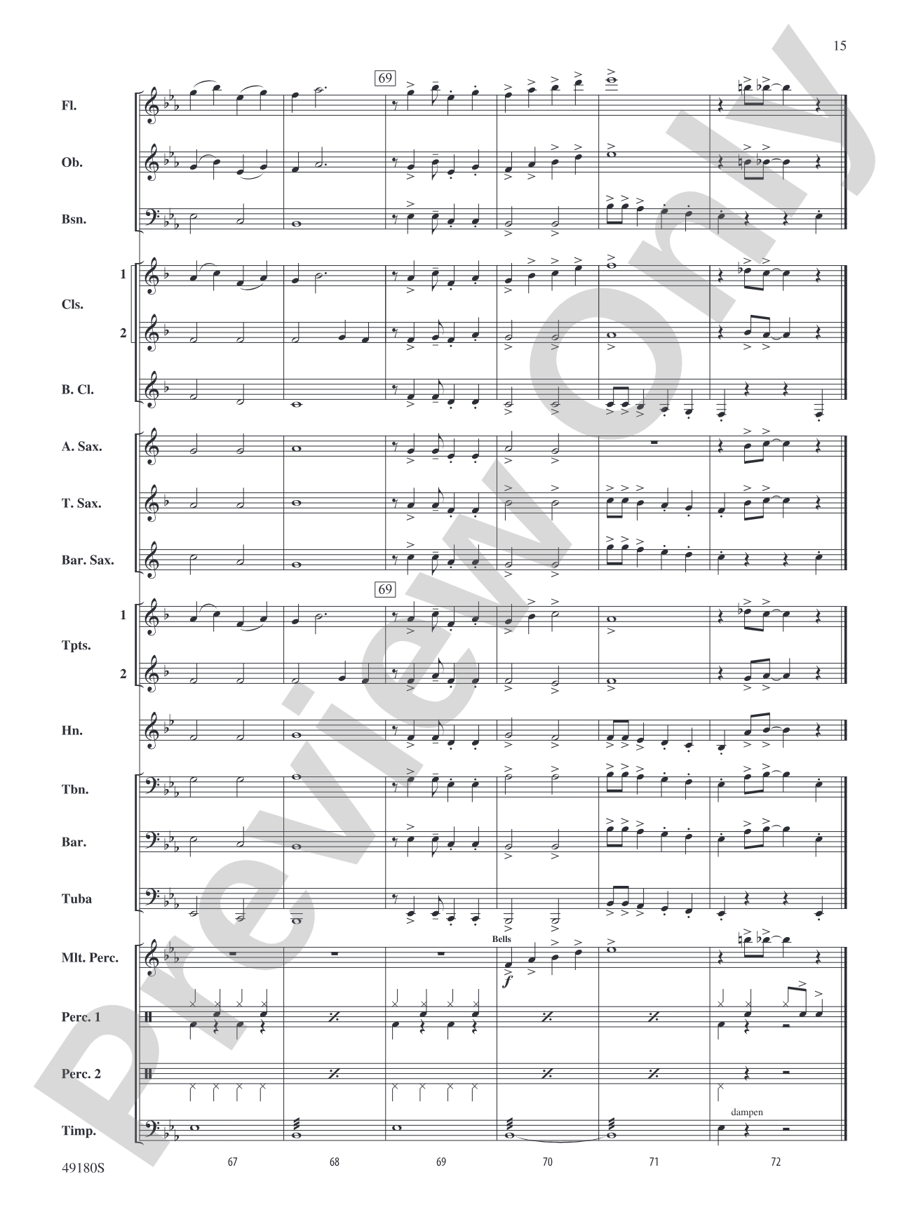 Santa in the Mix: Concert Band Conductor Score & Parts