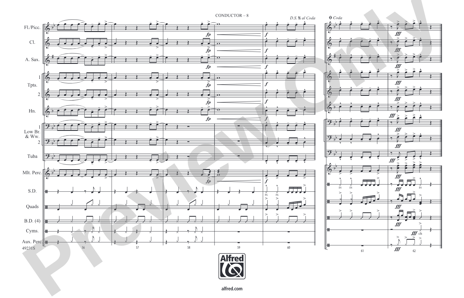 Physical: Marching Band Conductor Score & Parts