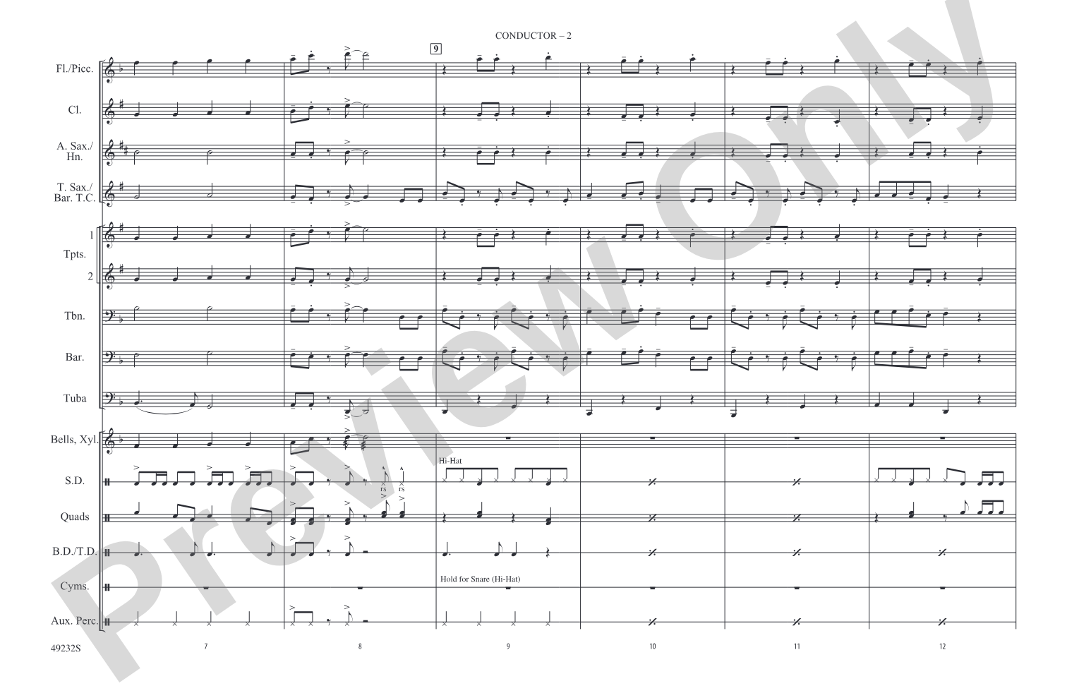 Kings & Queens: Marching Band Conductor Score & Parts