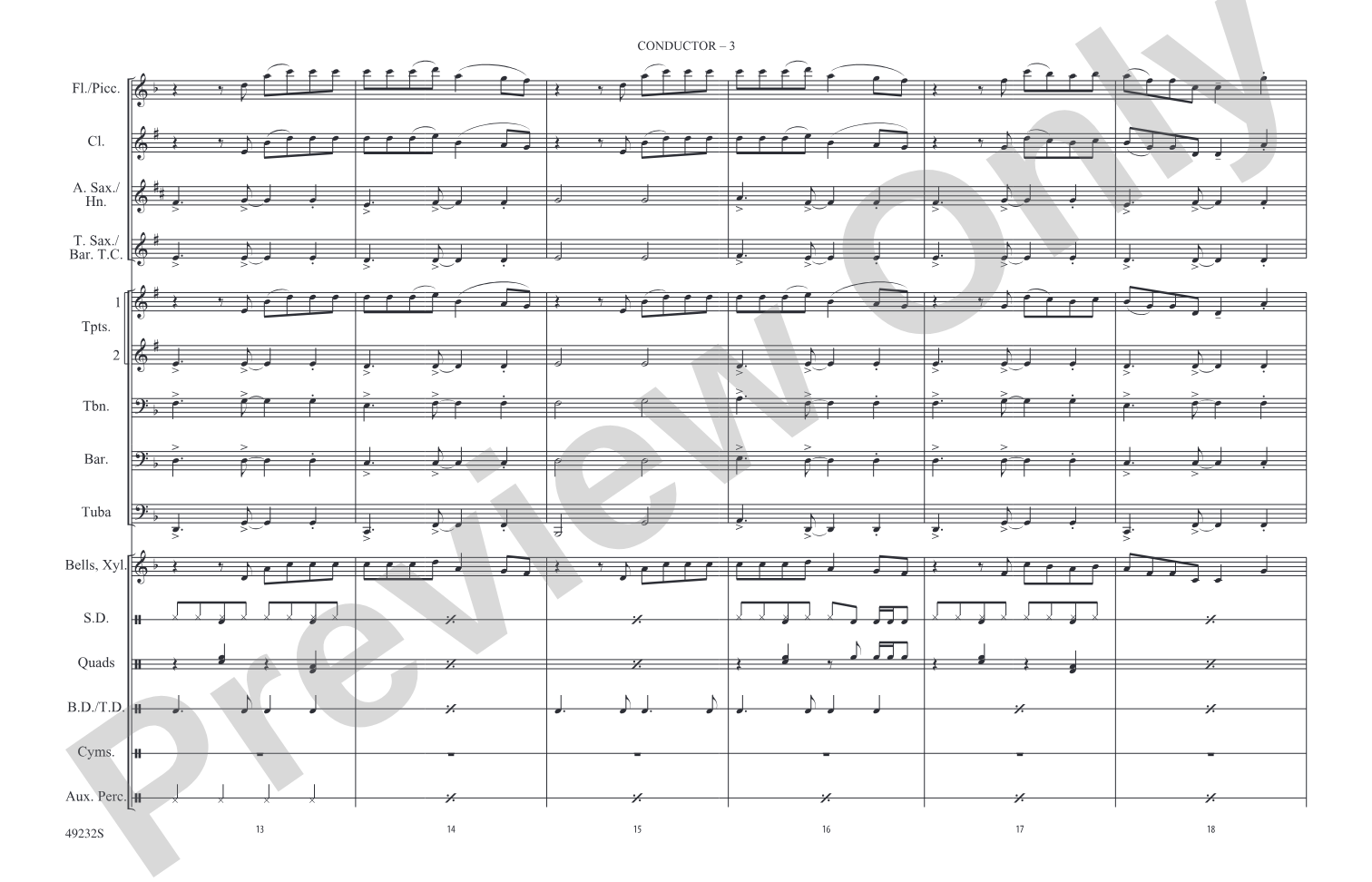 Kings & Queens: Marching Band Conductor Score & Parts