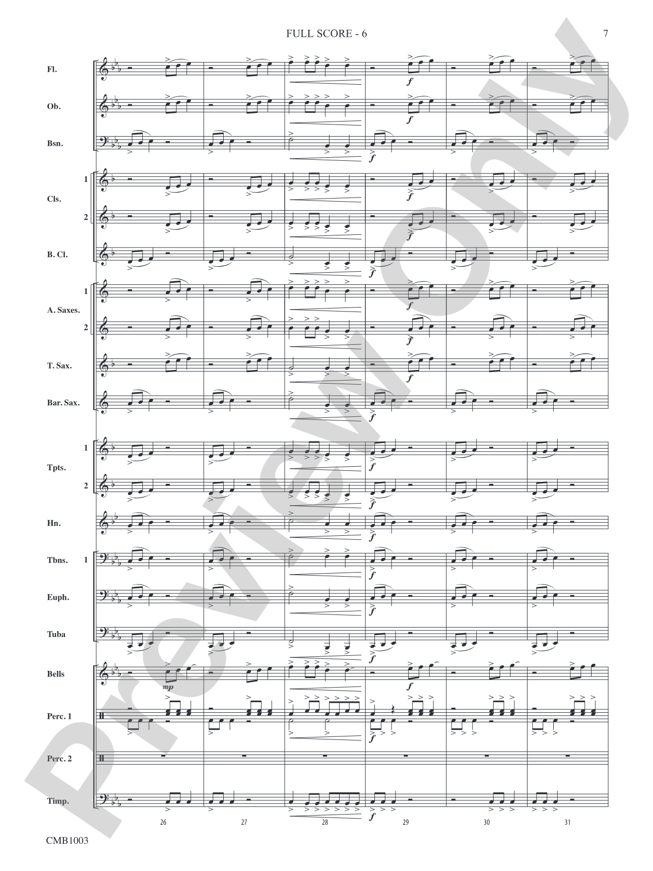 Distant Journeys: Concert Band Conductor Score & Parts