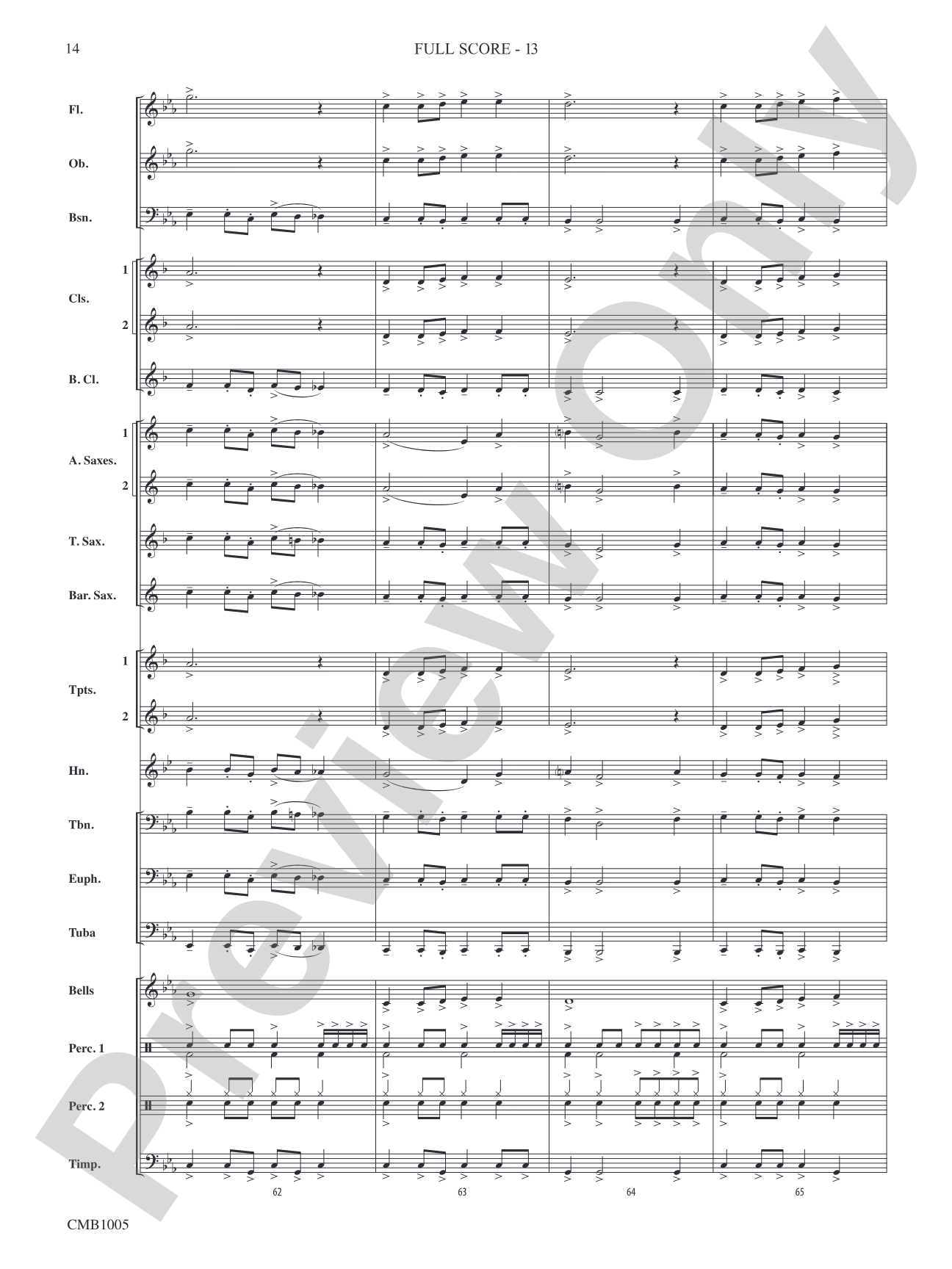 Temple of Artemis: Concert Band Conductor Score & Parts