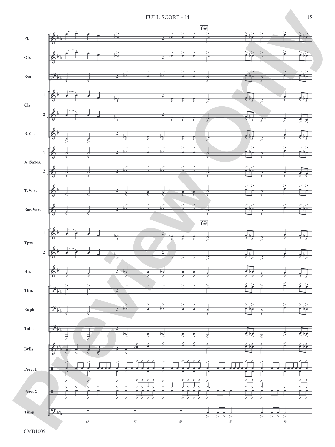 Temple of Artemis: Concert Band Conductor Score & Parts