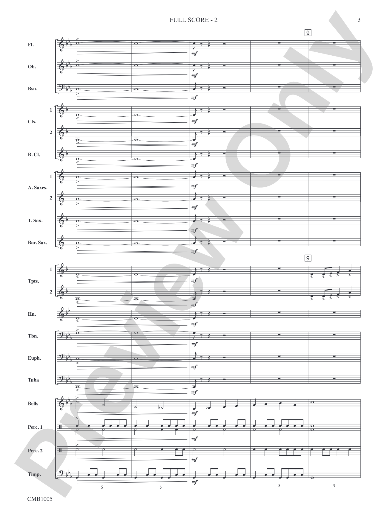 Temple of Artemis: Concert Band Conductor Score & Parts