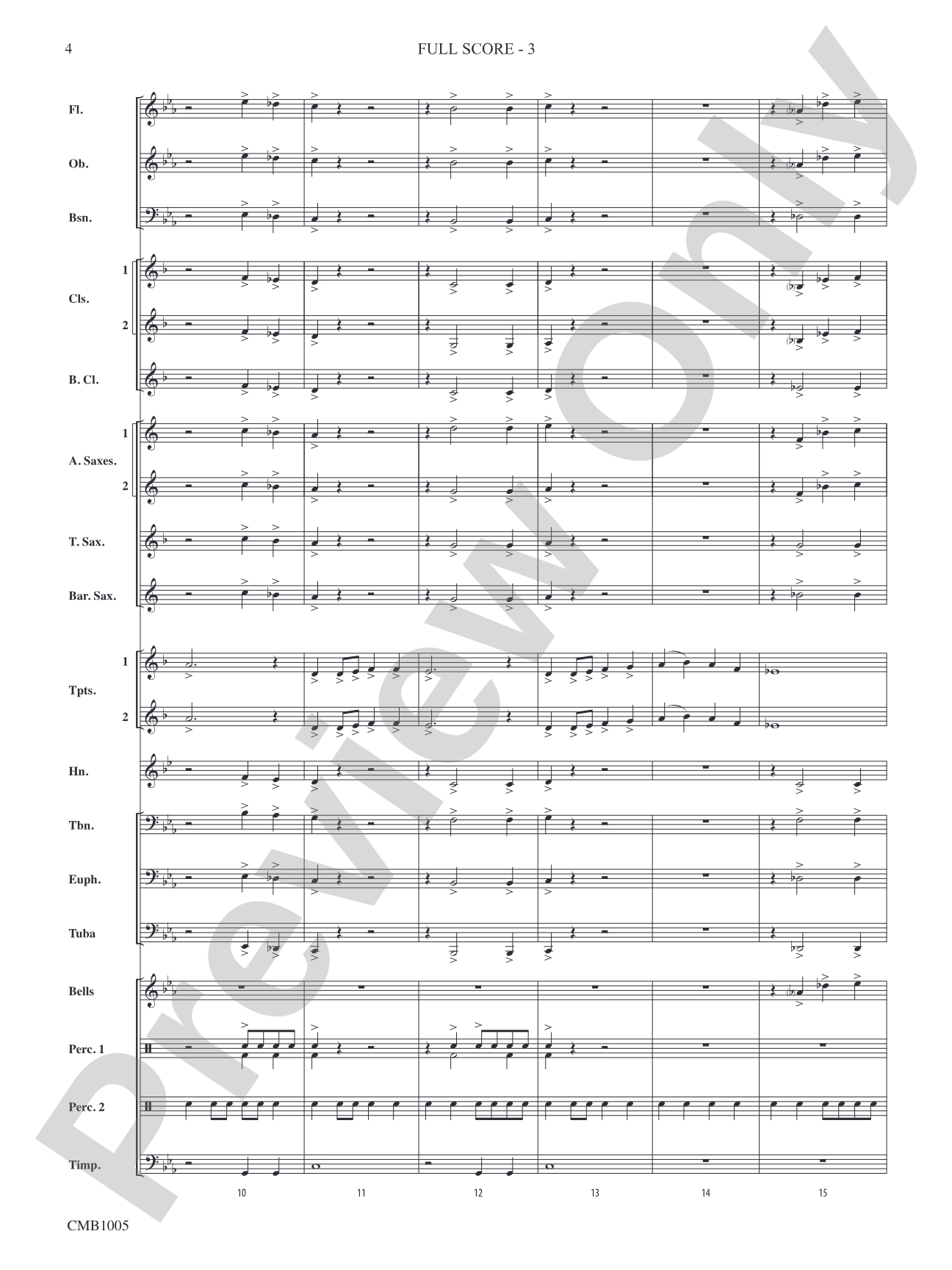 Temple of Artemis: Concert Band Conductor Score & Parts