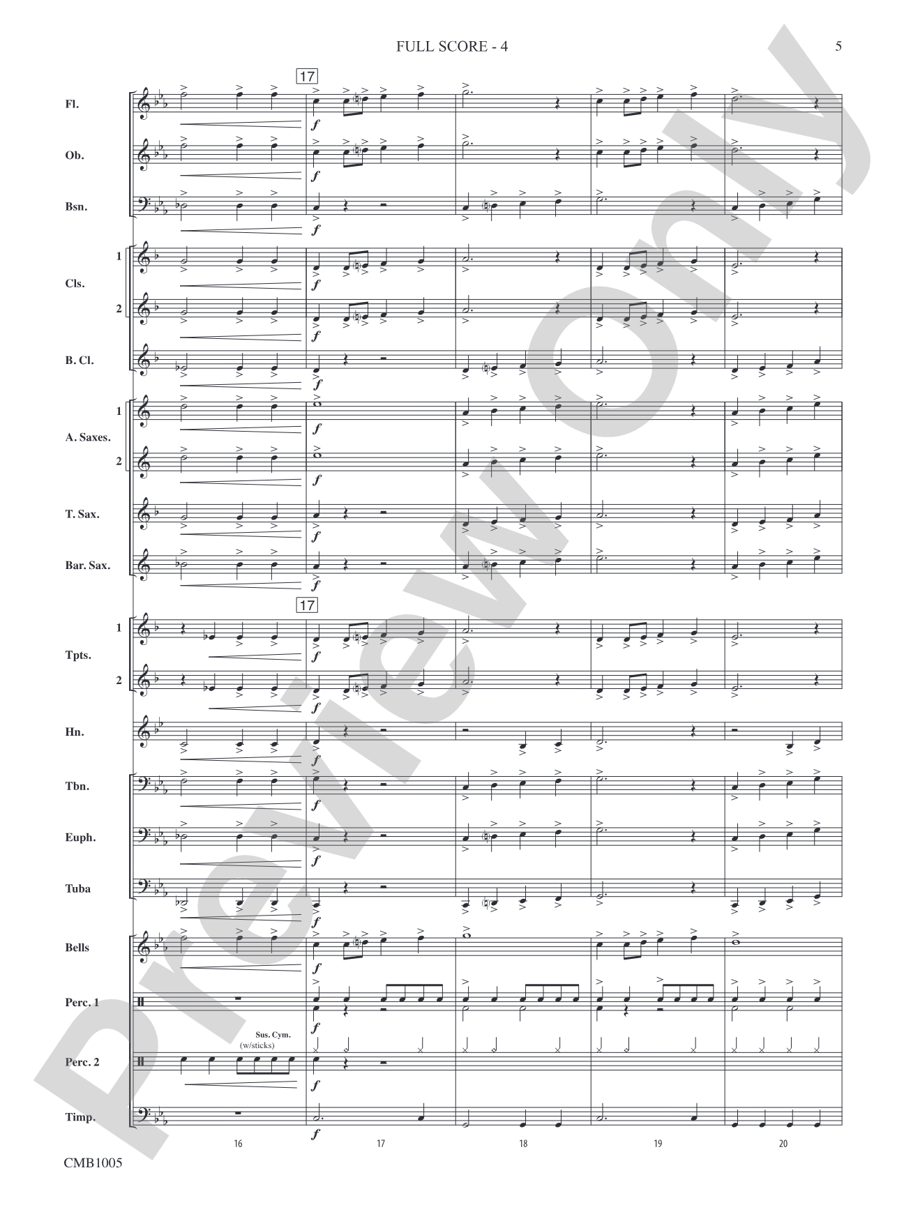 Temple of Artemis: Concert Band Conductor Score & Parts