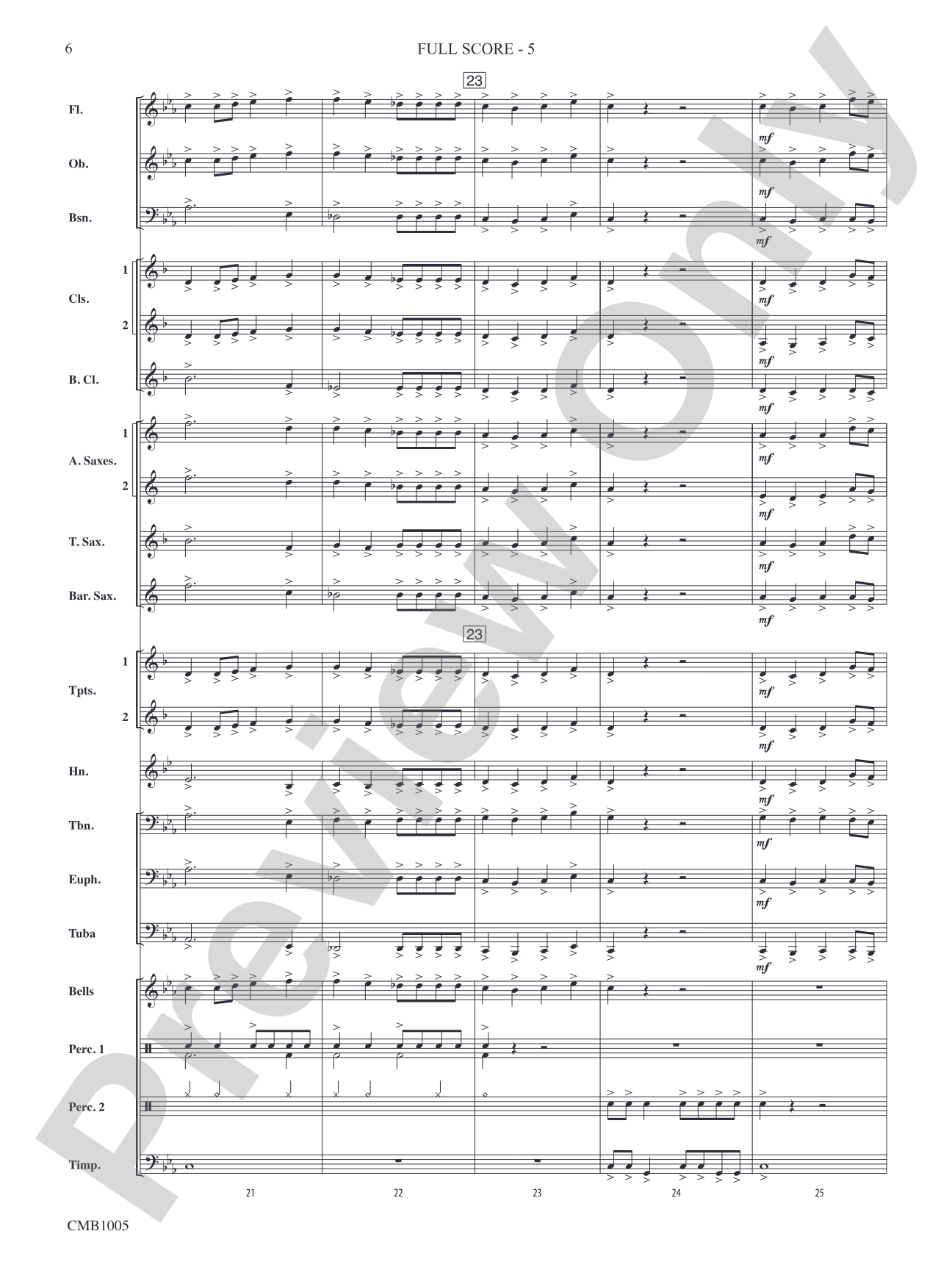 Temple of Artemis: Concert Band Conductor Score & Parts
