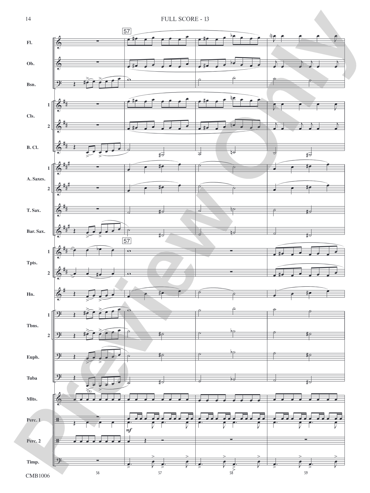 Turbulence: Concert Band Conductor Score & Parts