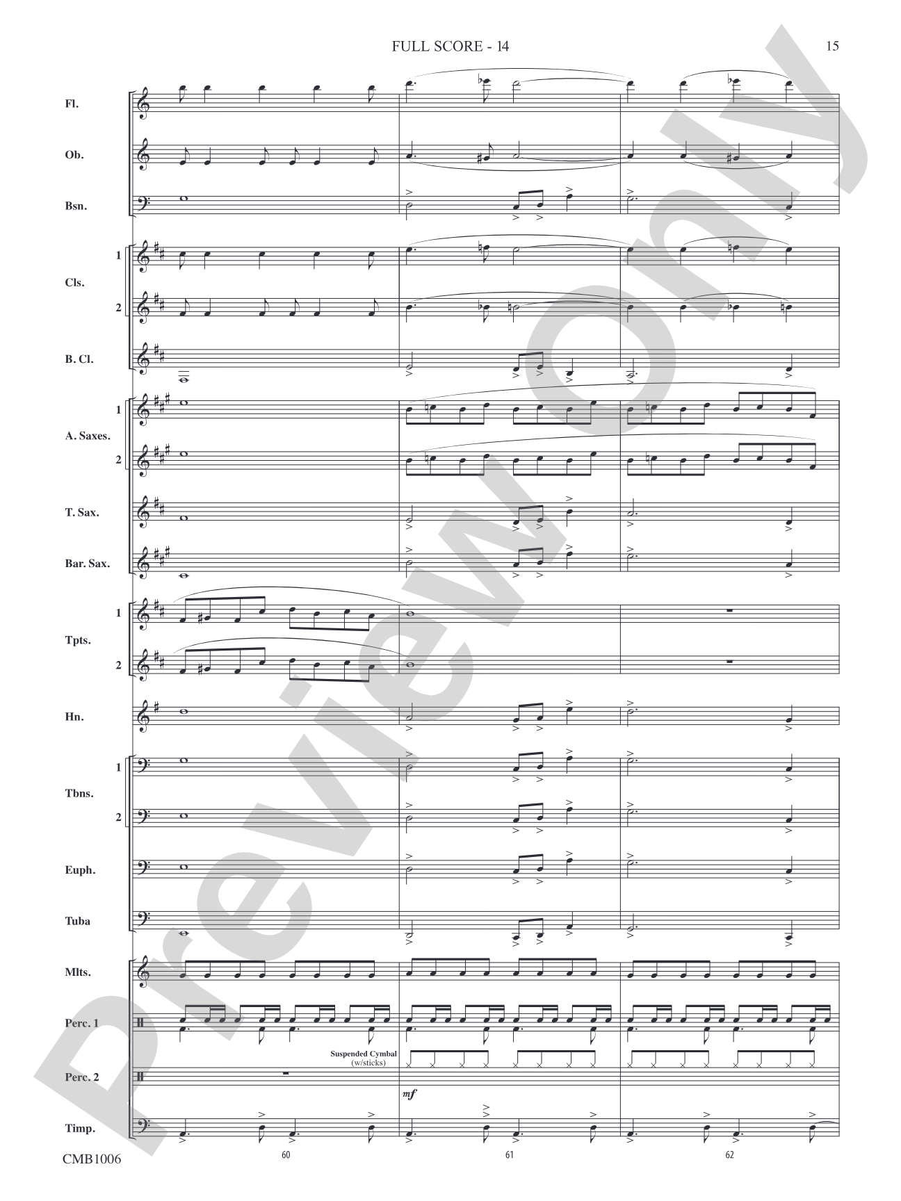 Turbulence: Concert Band Conductor Score & Parts