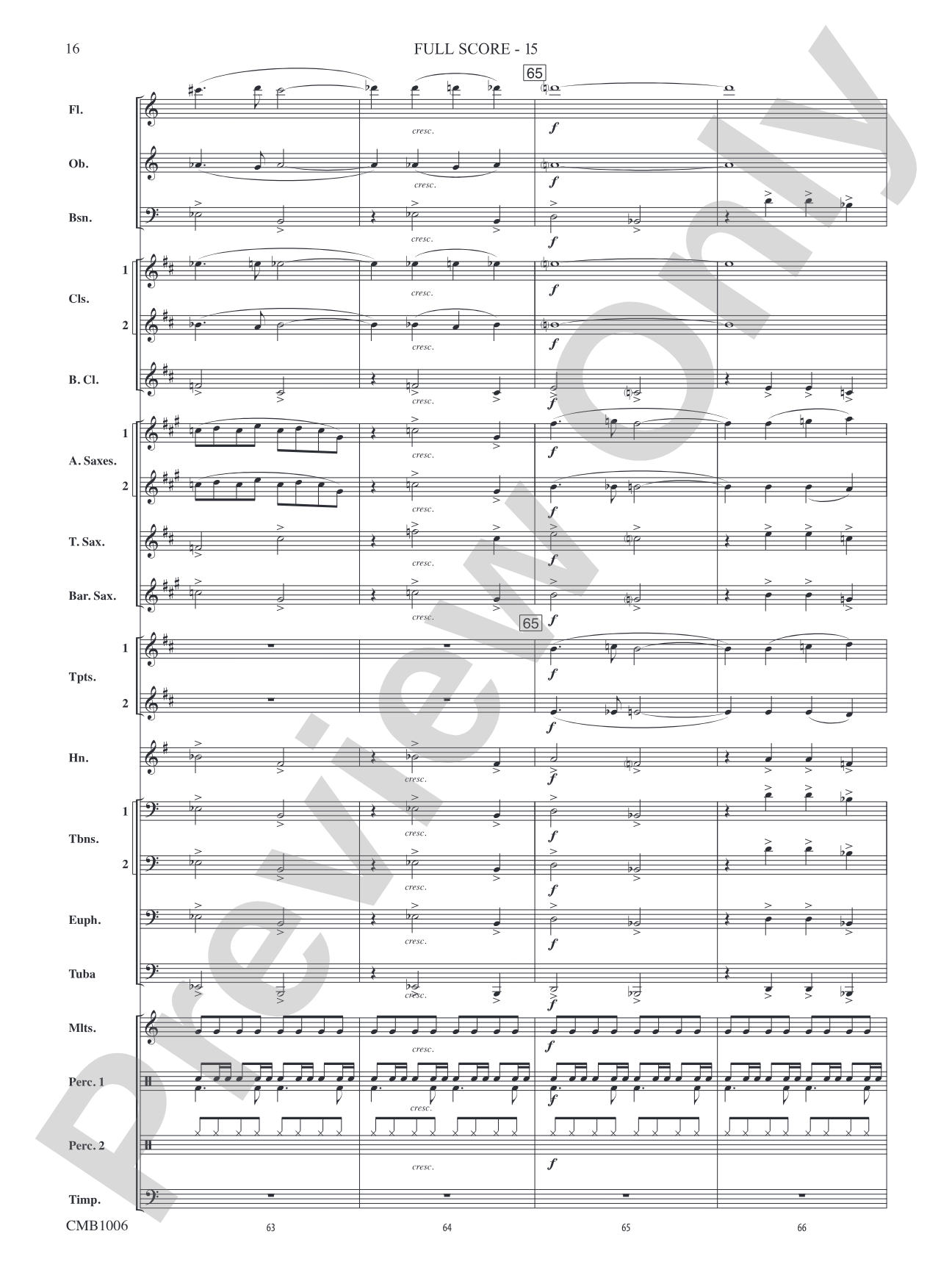 Turbulence: Concert Band Conductor Score & Parts