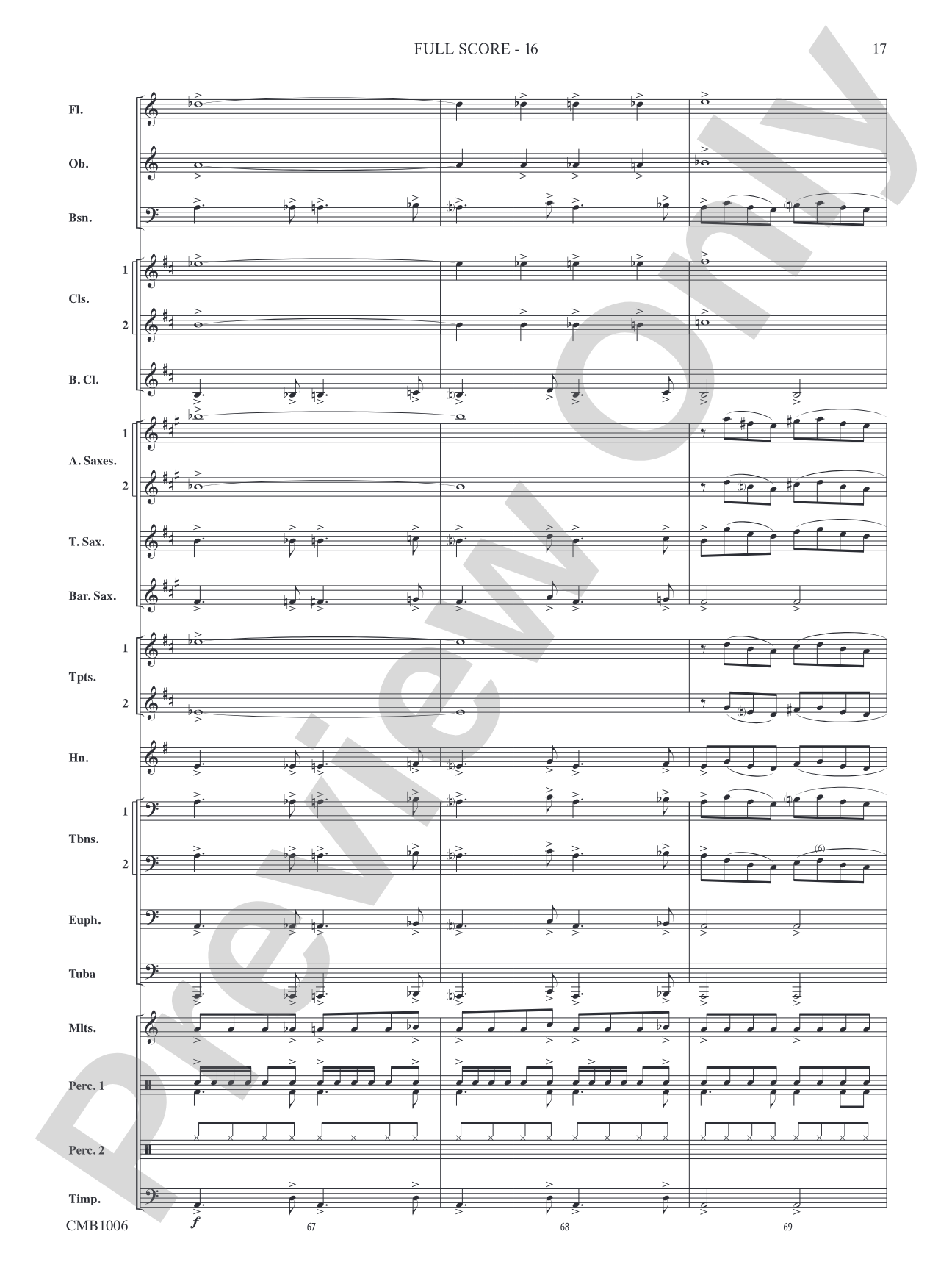 Turbulence: Concert Band Conductor Score & Parts